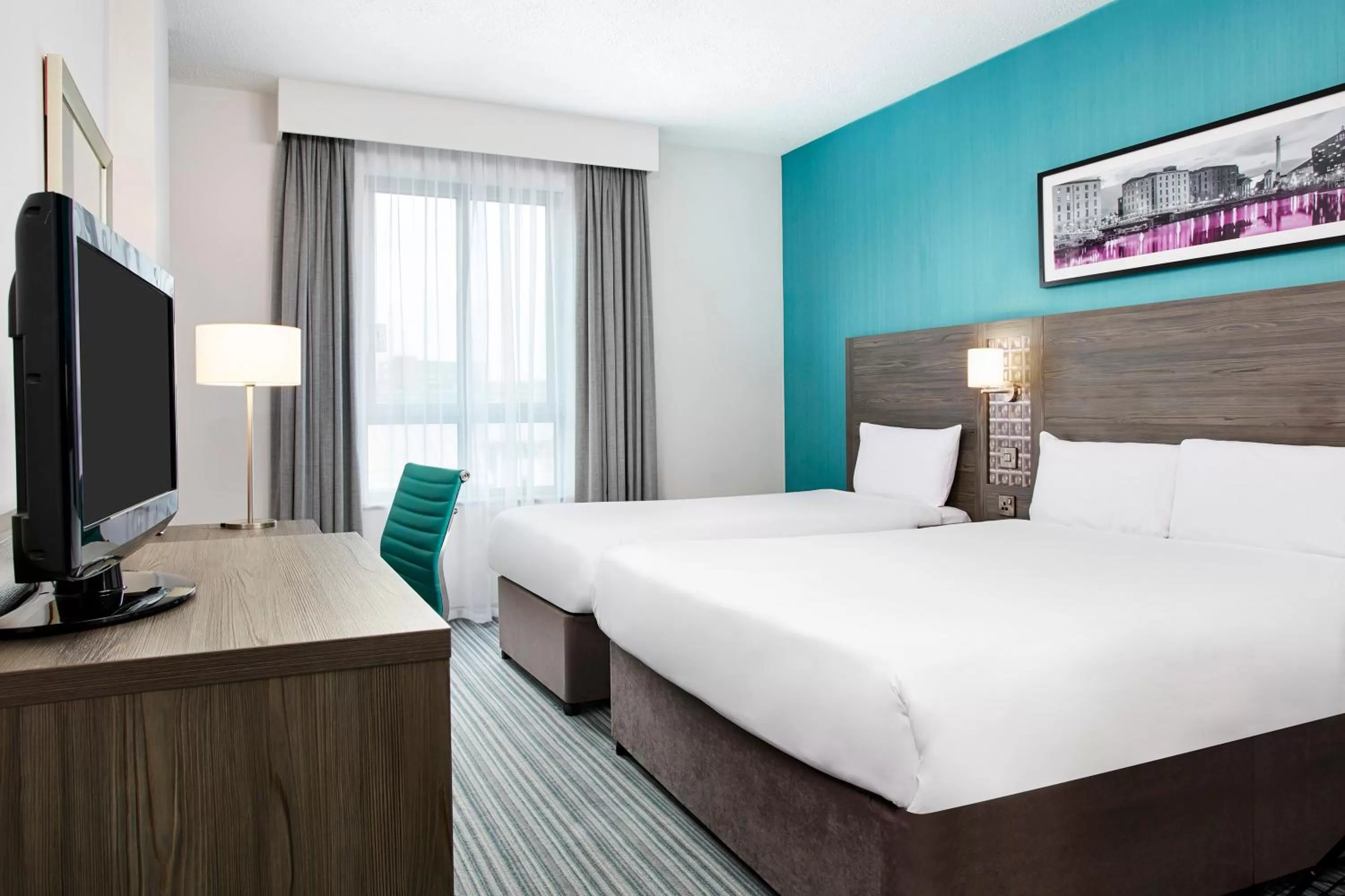 Photo of the whole room, Bed in Leonardo Hotel Plymouth