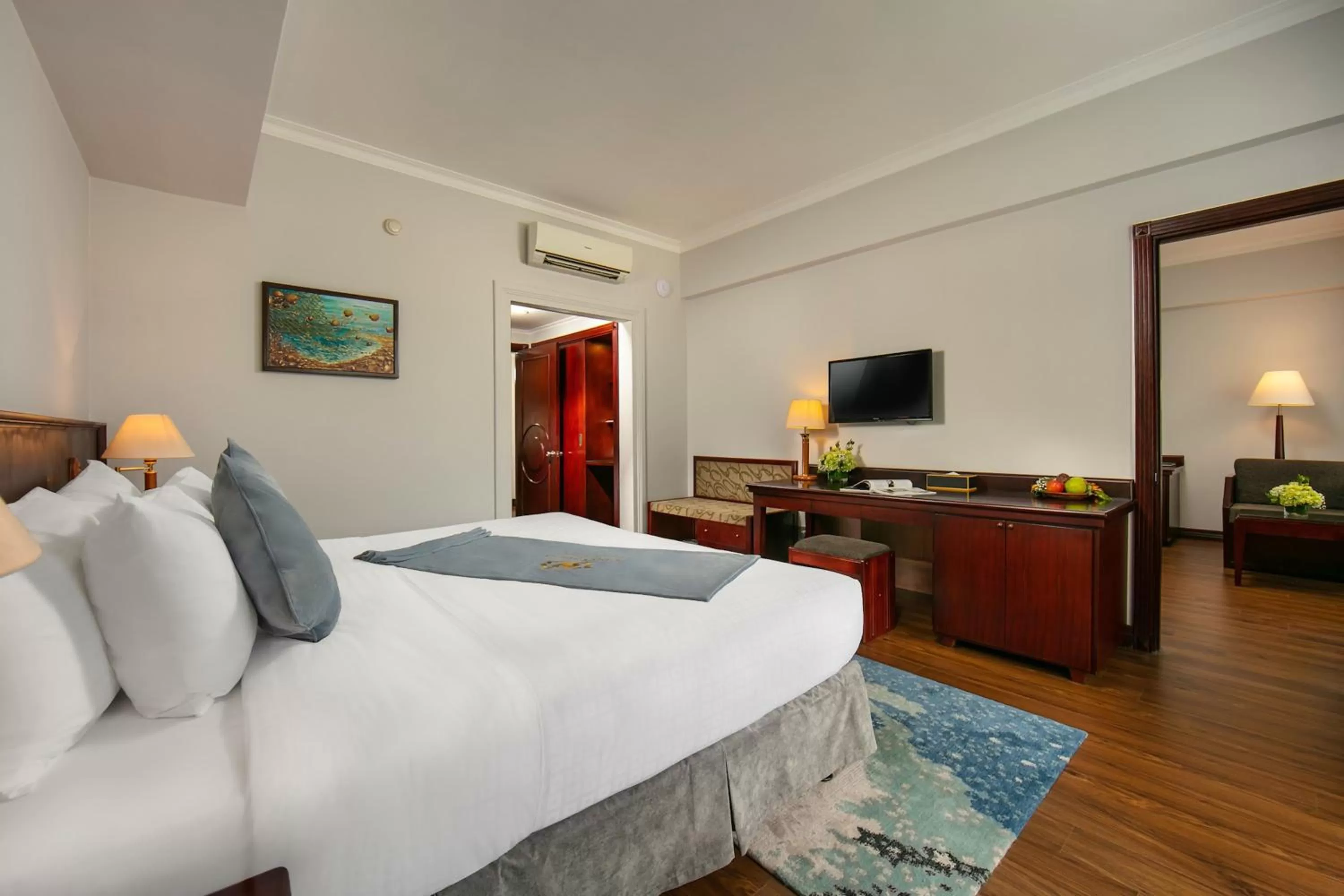 Bed in The Tray Hotel Hai Phong