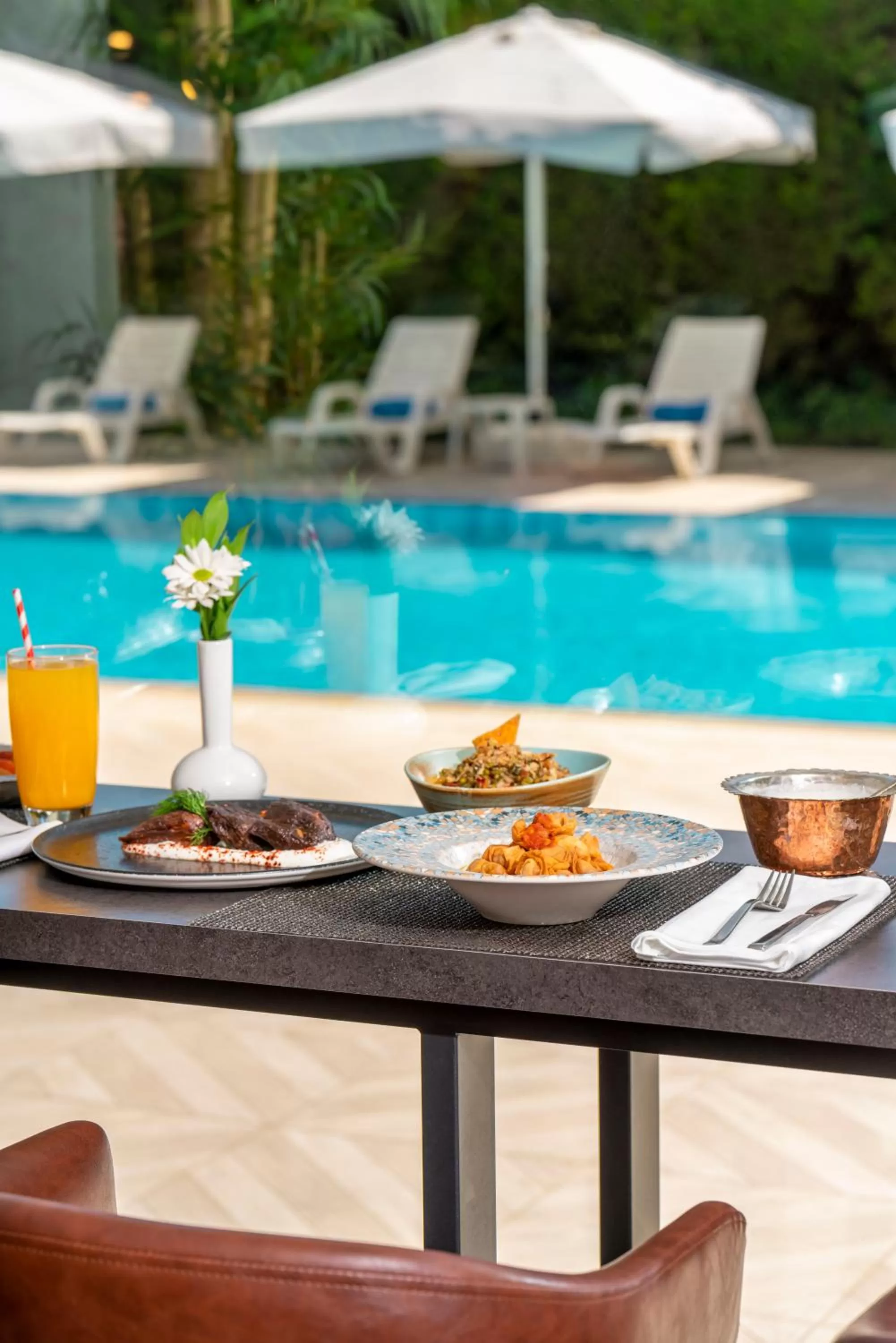 Swimming pool in Novotel Gaziantep