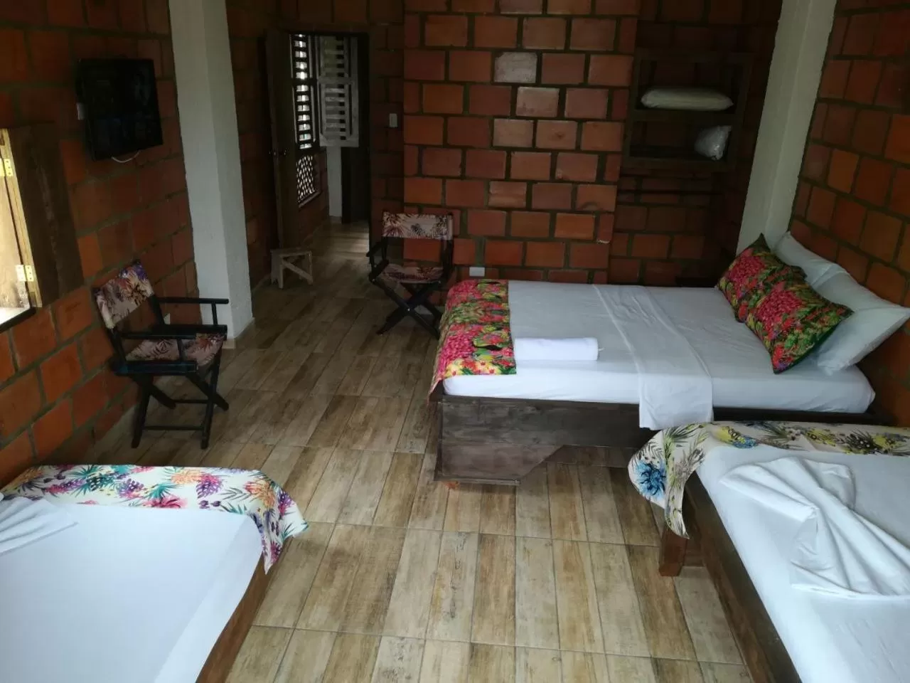 Bed in Hotel Acuali Nuqui