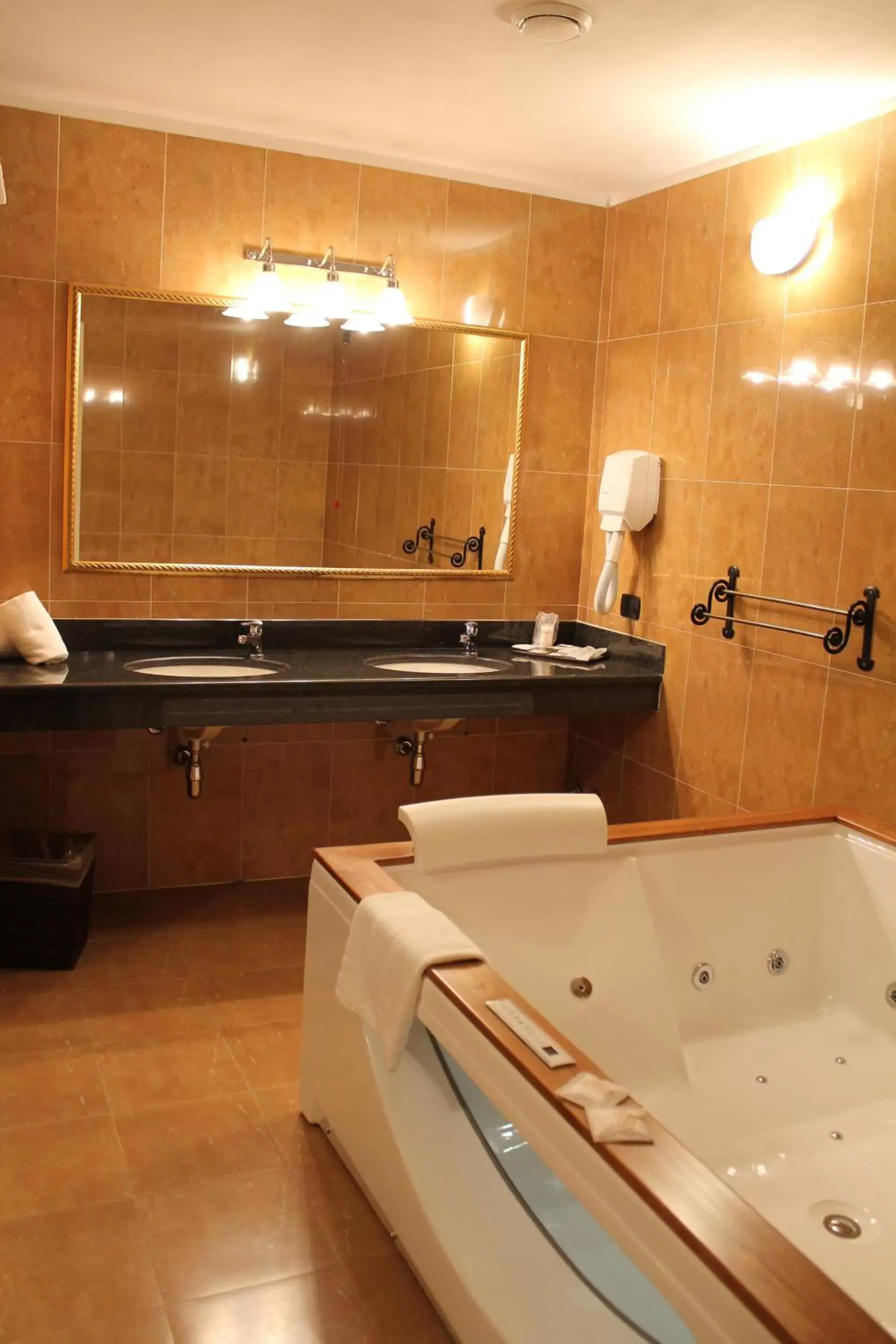 Bathroom, Kitchen/Kitchenette in Hotel Don Carlo