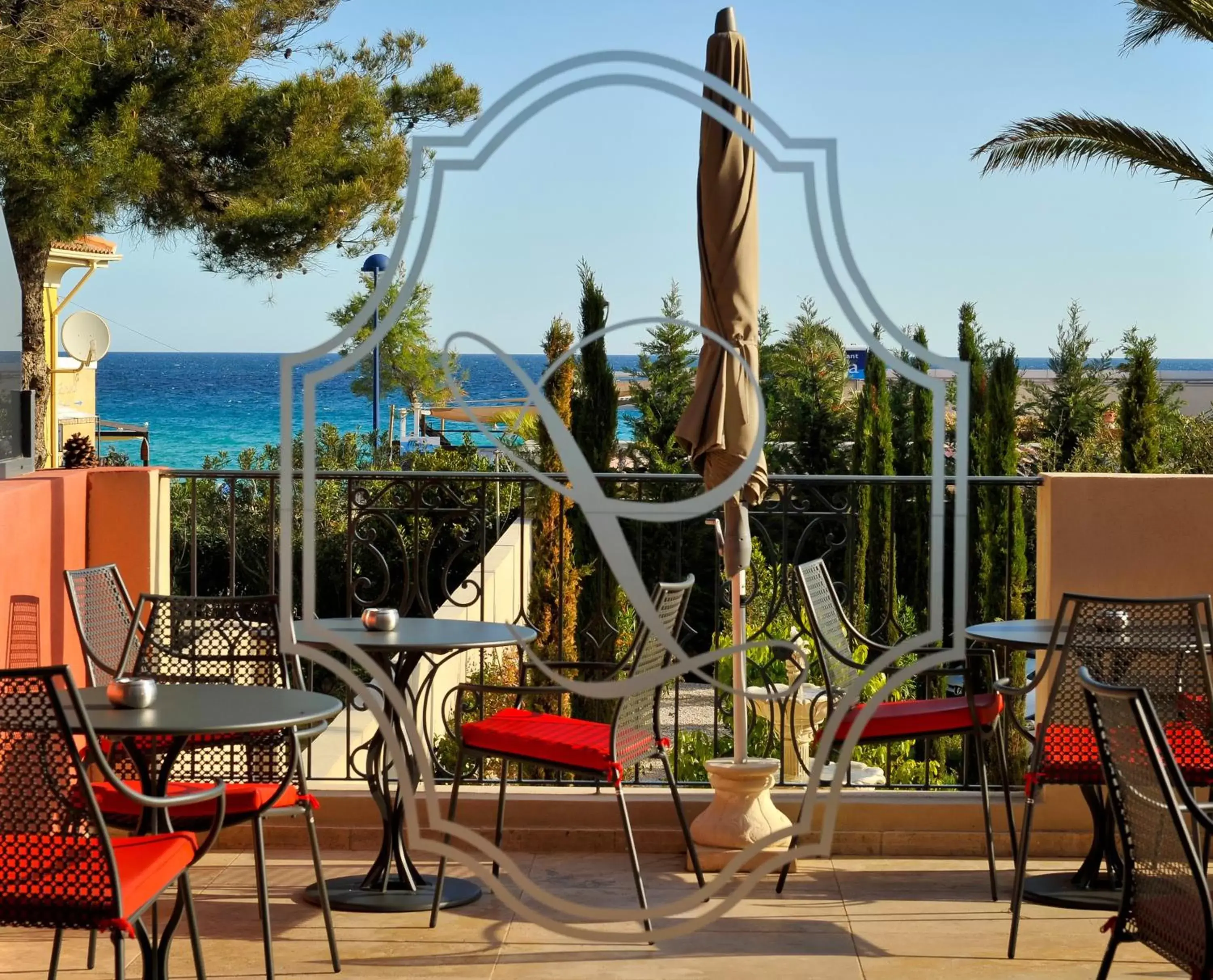 Balcony/Terrace in Hôtel Liberata & Spa