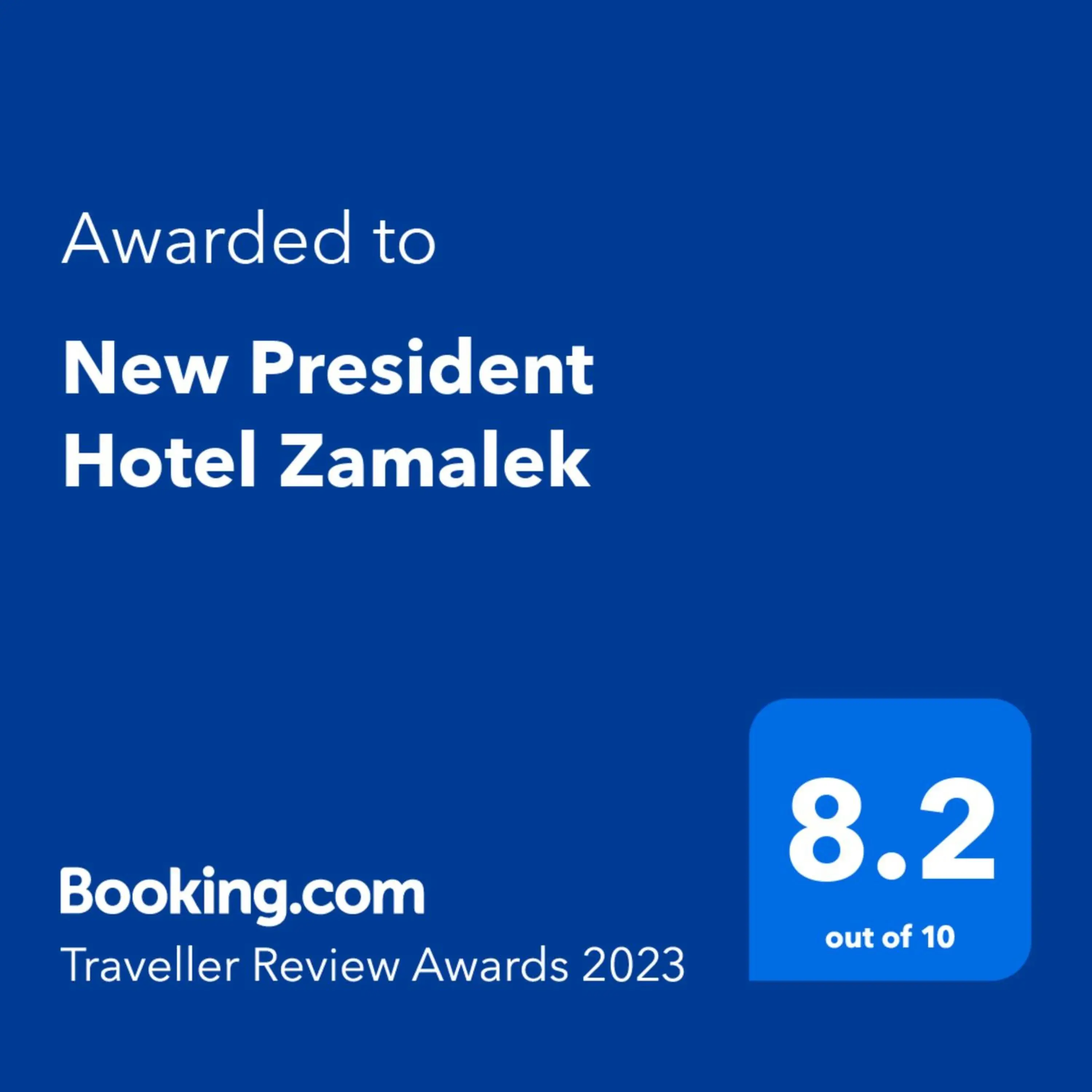 Certificate/Award, Logo/Certificate/Sign/Award in New President Hotel Zamalek