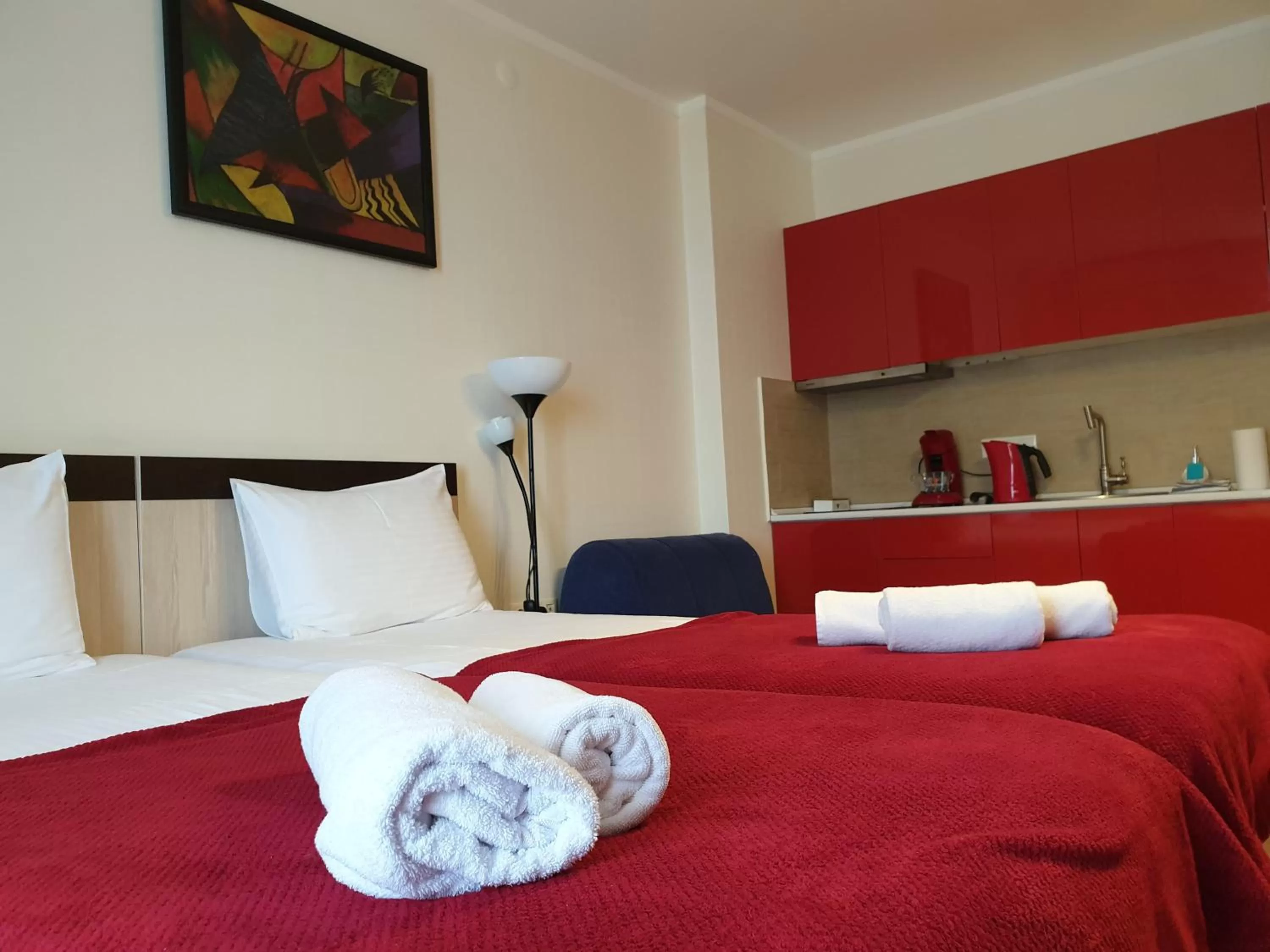 Bed in Holiday Lux Sea Towers Batumi