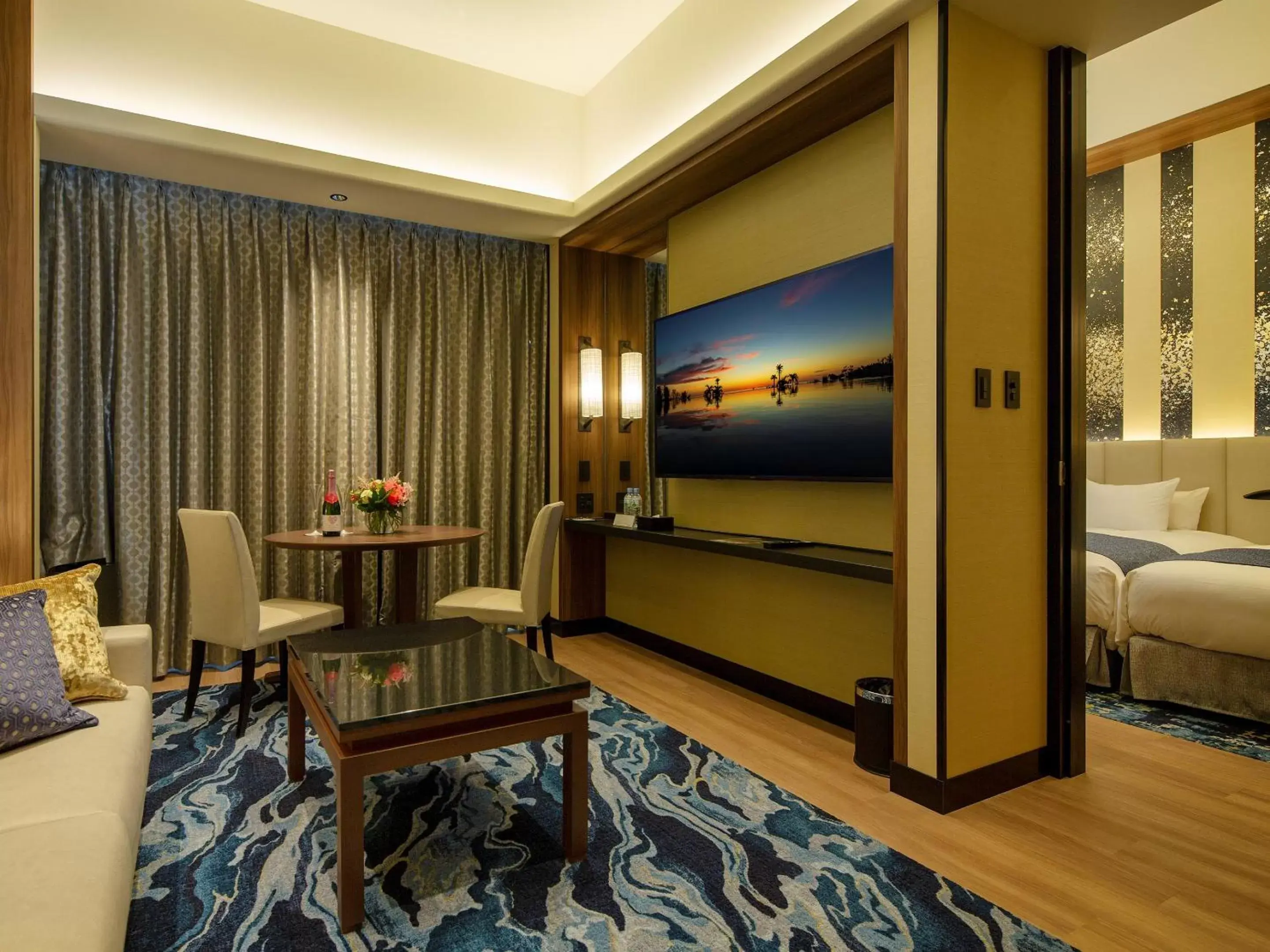 Living room, TV/Entertainment Center in Hotel Monterey Edelhof Sapporo