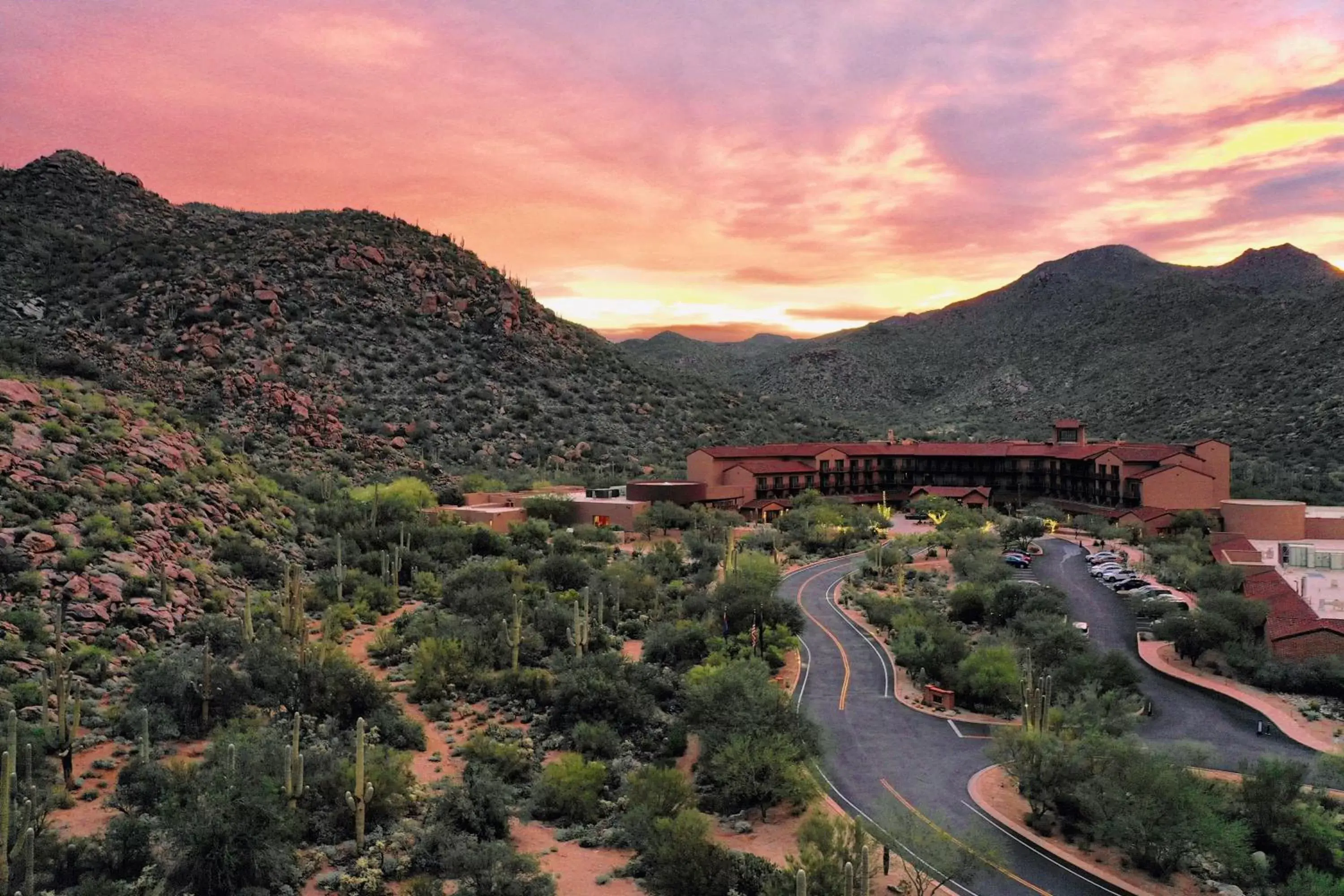 Property building, Bird's-eye View in The Ritz-Carlton, Dove Mountain