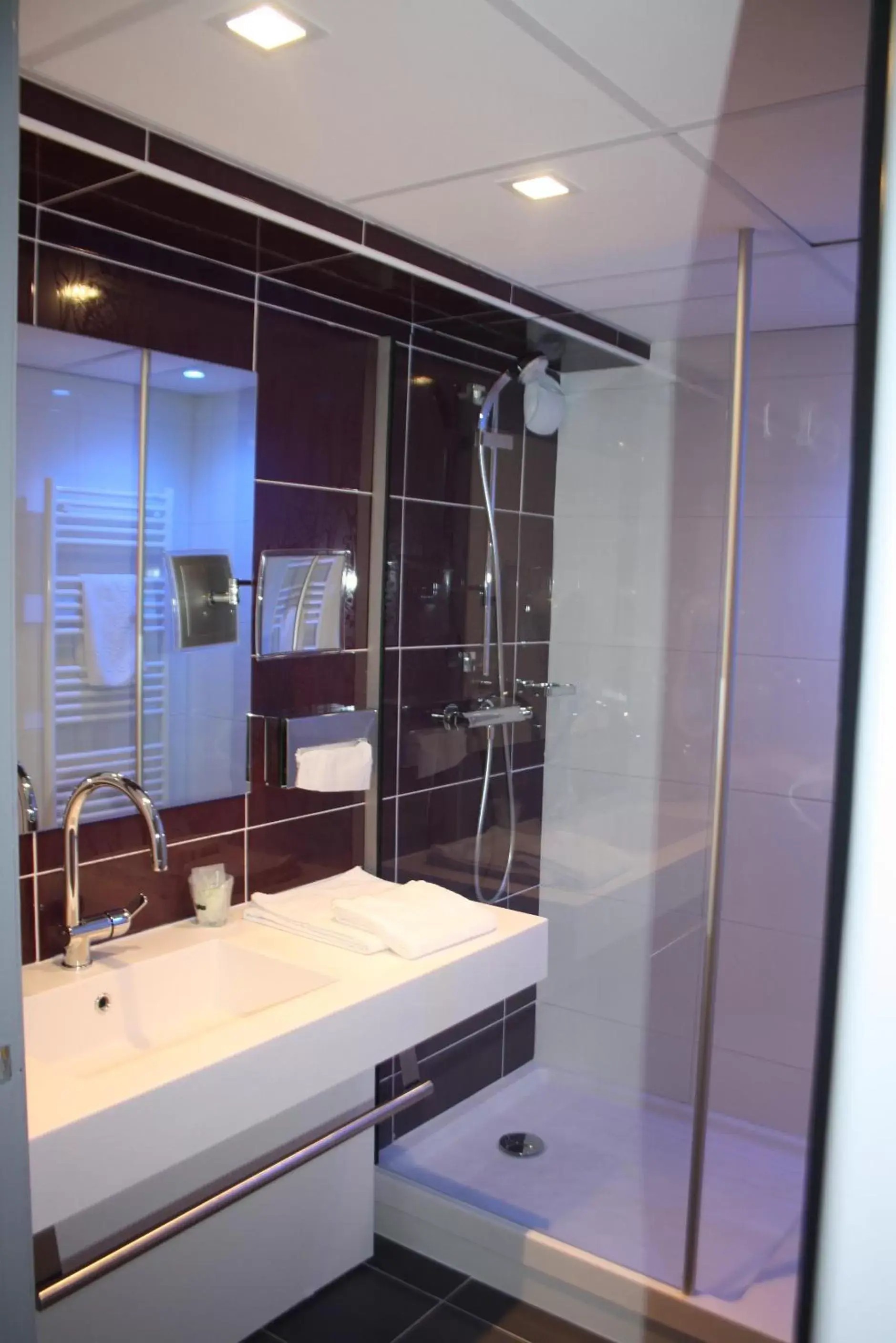 Shower, Bathroom in Hotel Le Quercy - Sure Hotel Collection by Best Western