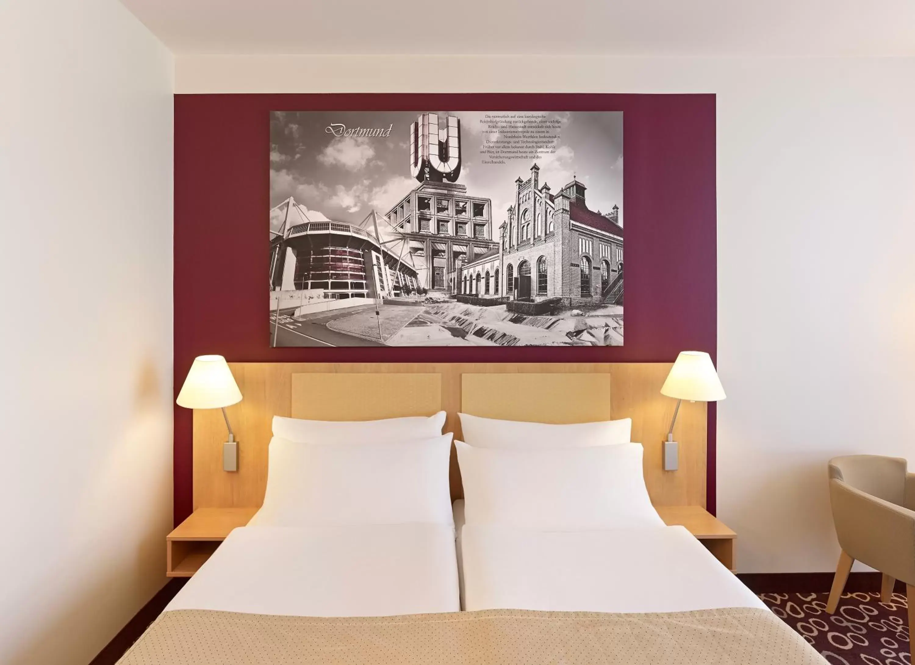 Bed in Mercure Hotel Dortmund City