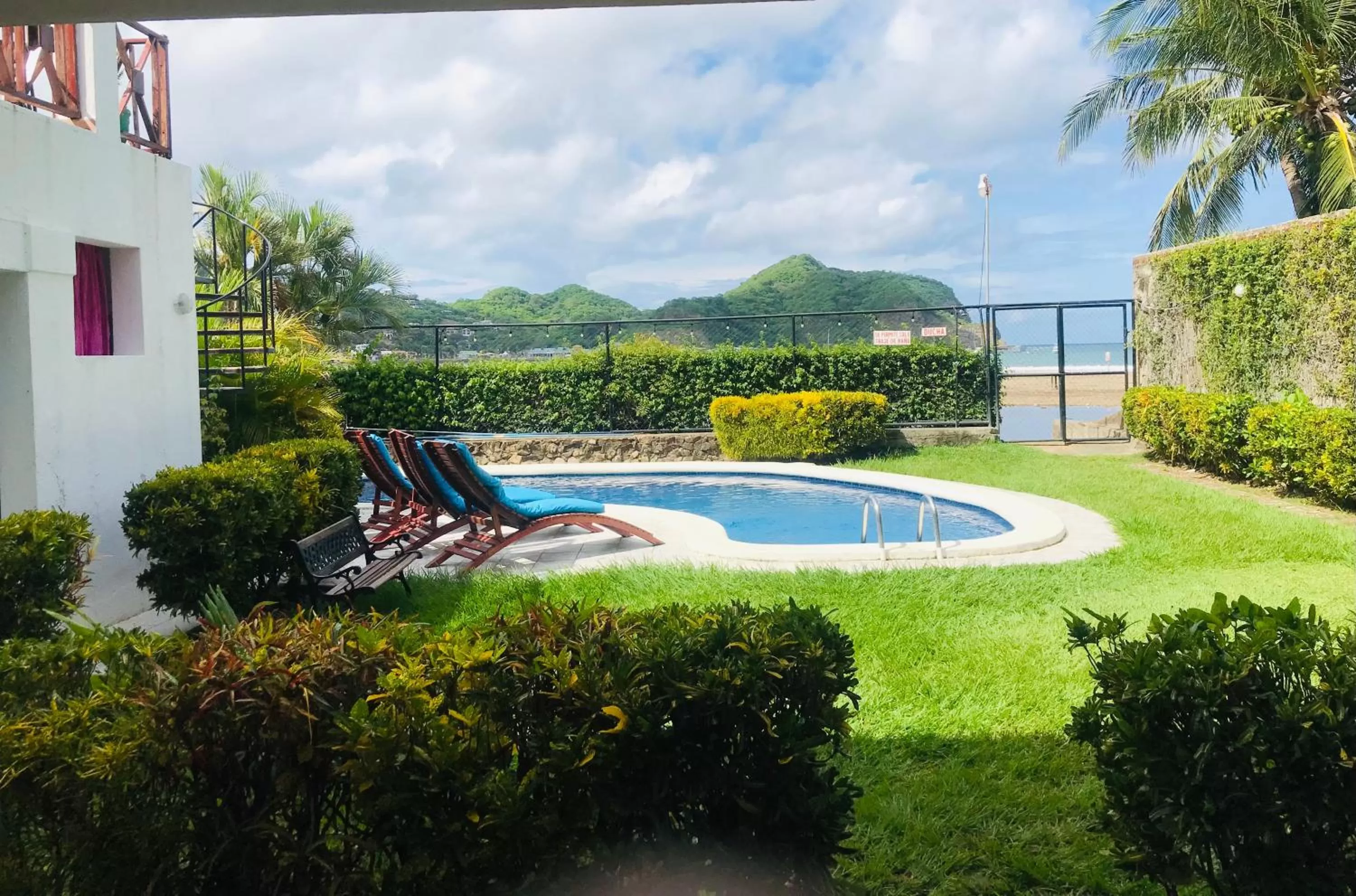 Pool view in HC Liri Hotel