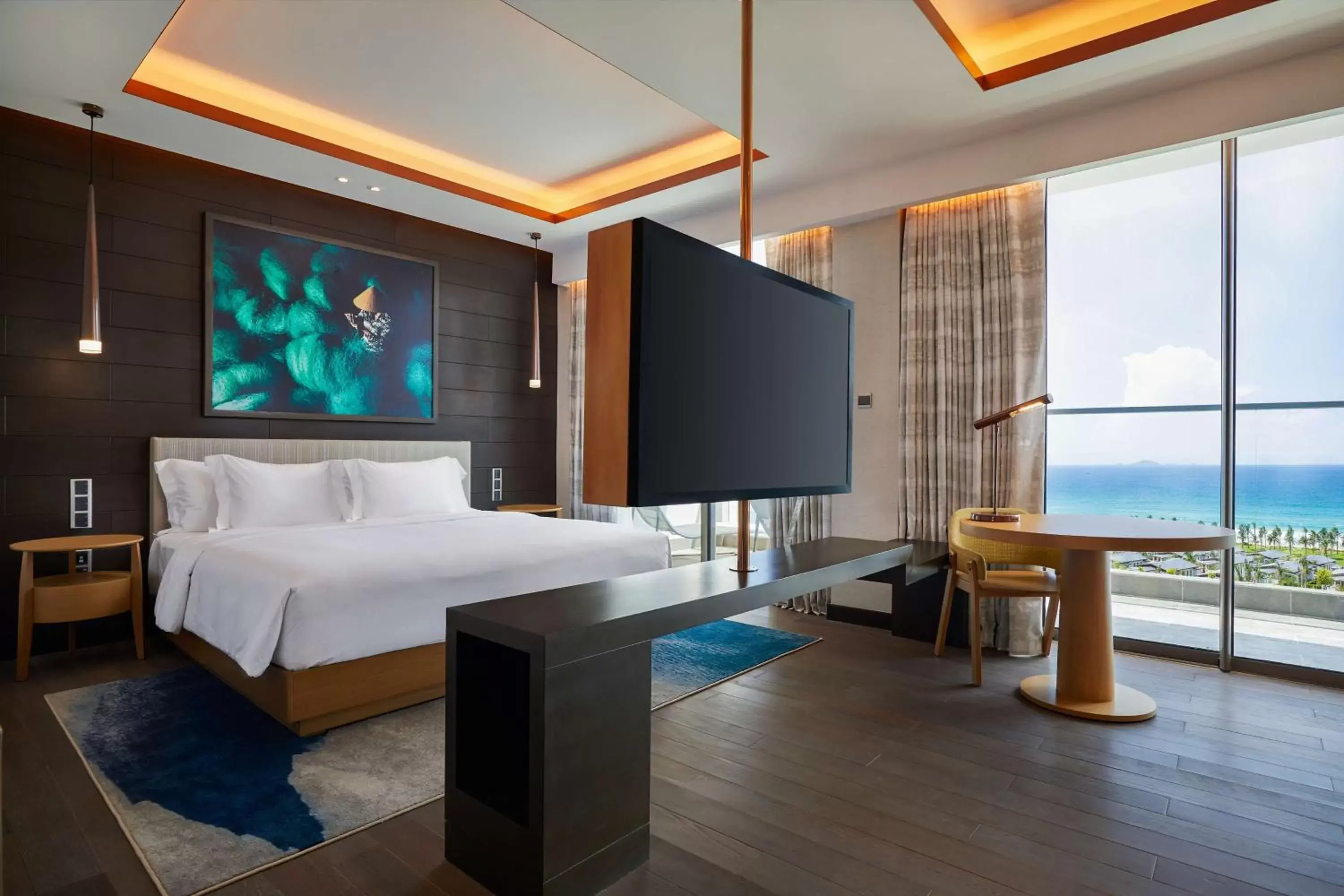 Bed in Radisson Blu Resort Cam Ranh