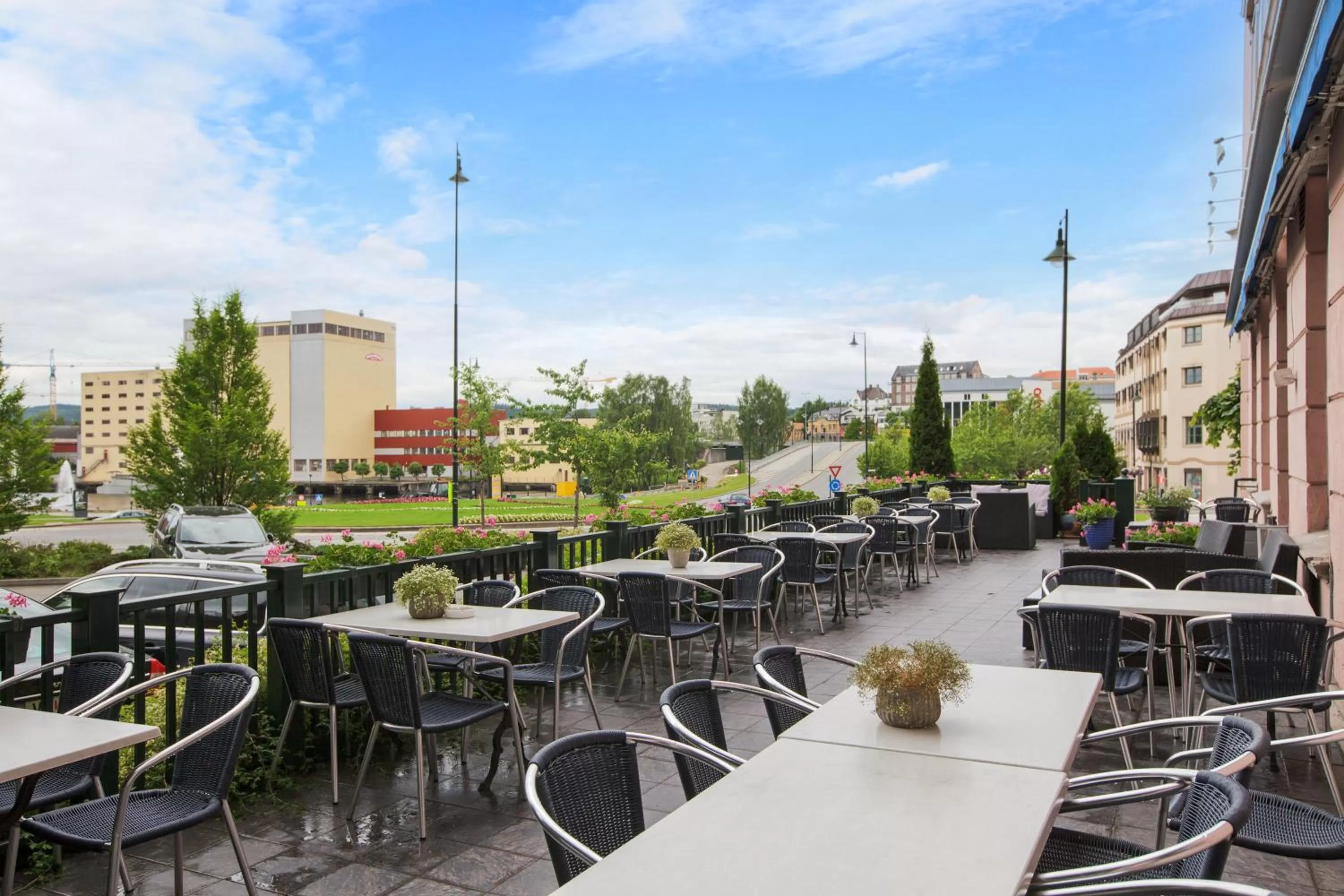 Balcony/Terrace in Thon Hotel Høyers