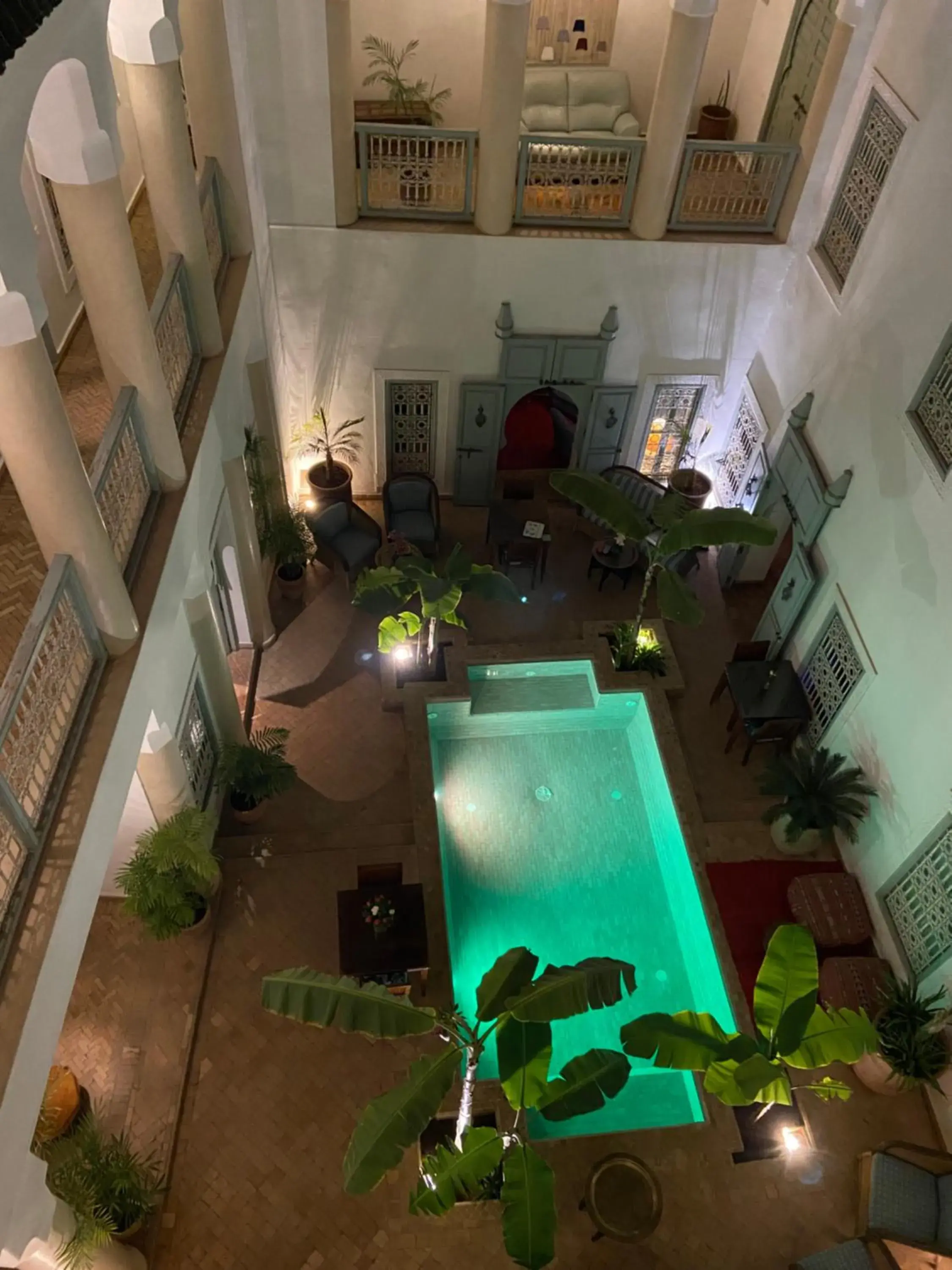 Pool View in Riad Les Hibiscus