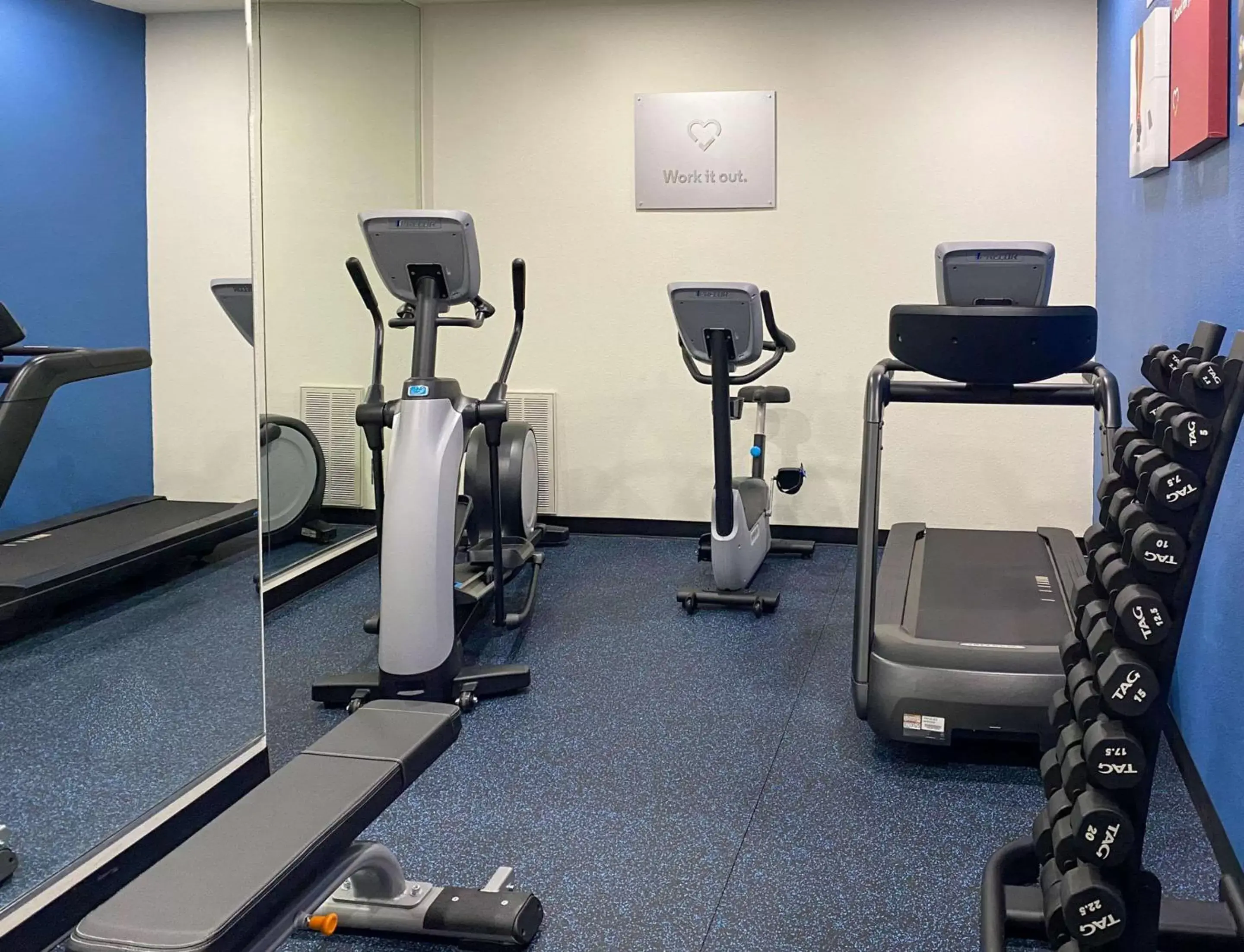 Fitness centre/facilities, Fitness Center/Facilities in Comfort Suites by Choice Hotels, Kingsland, I-95, Kings Bay Naval Base