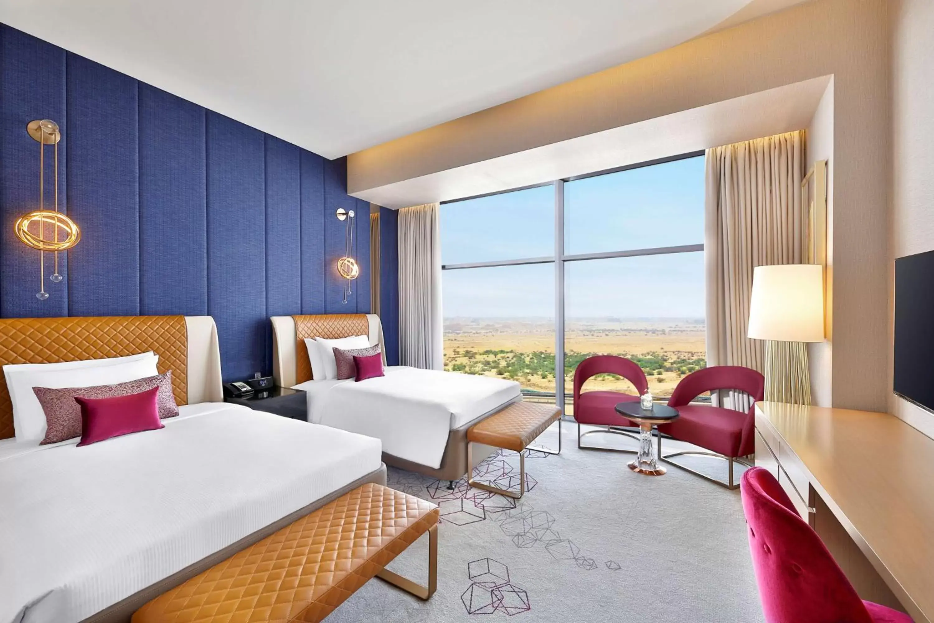 Bed in AlRayyan Hotel Doha, Curio Collection by Hilton