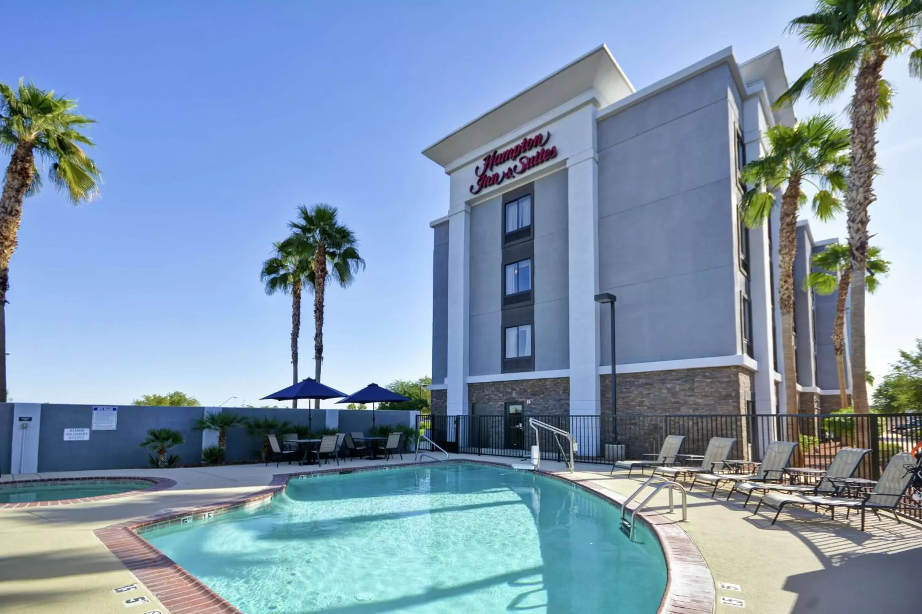 Pool view in Hampton Inn & Suites Yuma Pool view in Hampton Inn & Suites Yuma