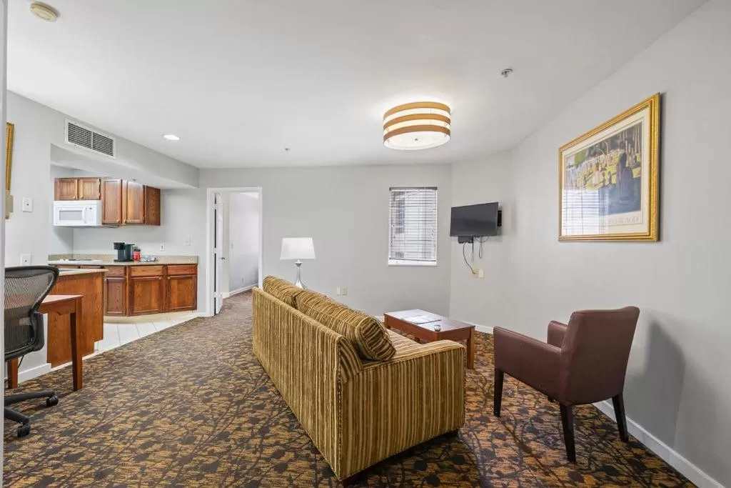 Living room, Seating Area in The 505 Collection Buckhead