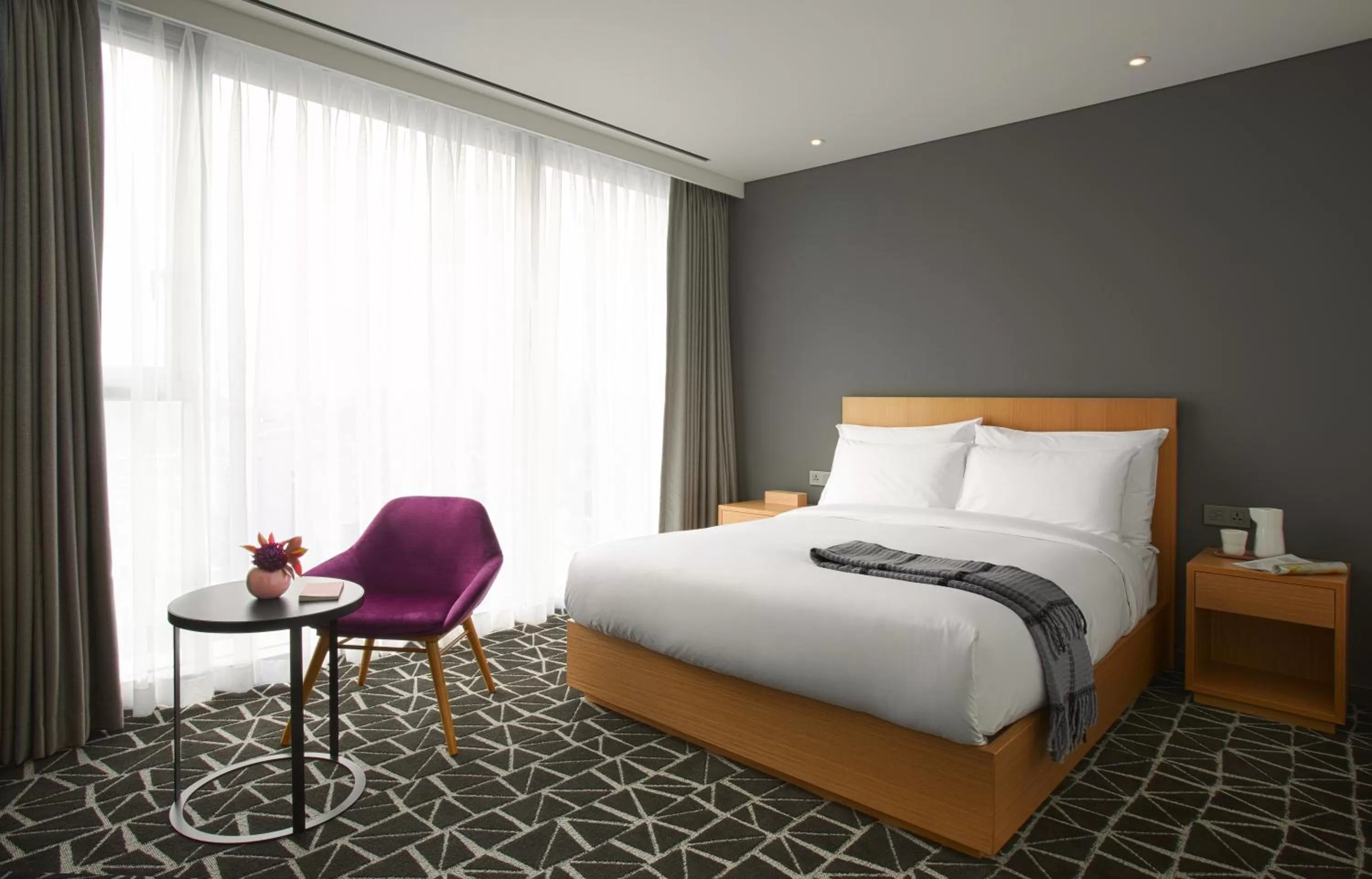 Decorative detail, Bed in L7 GANGNAM by LOTTE HOTELS