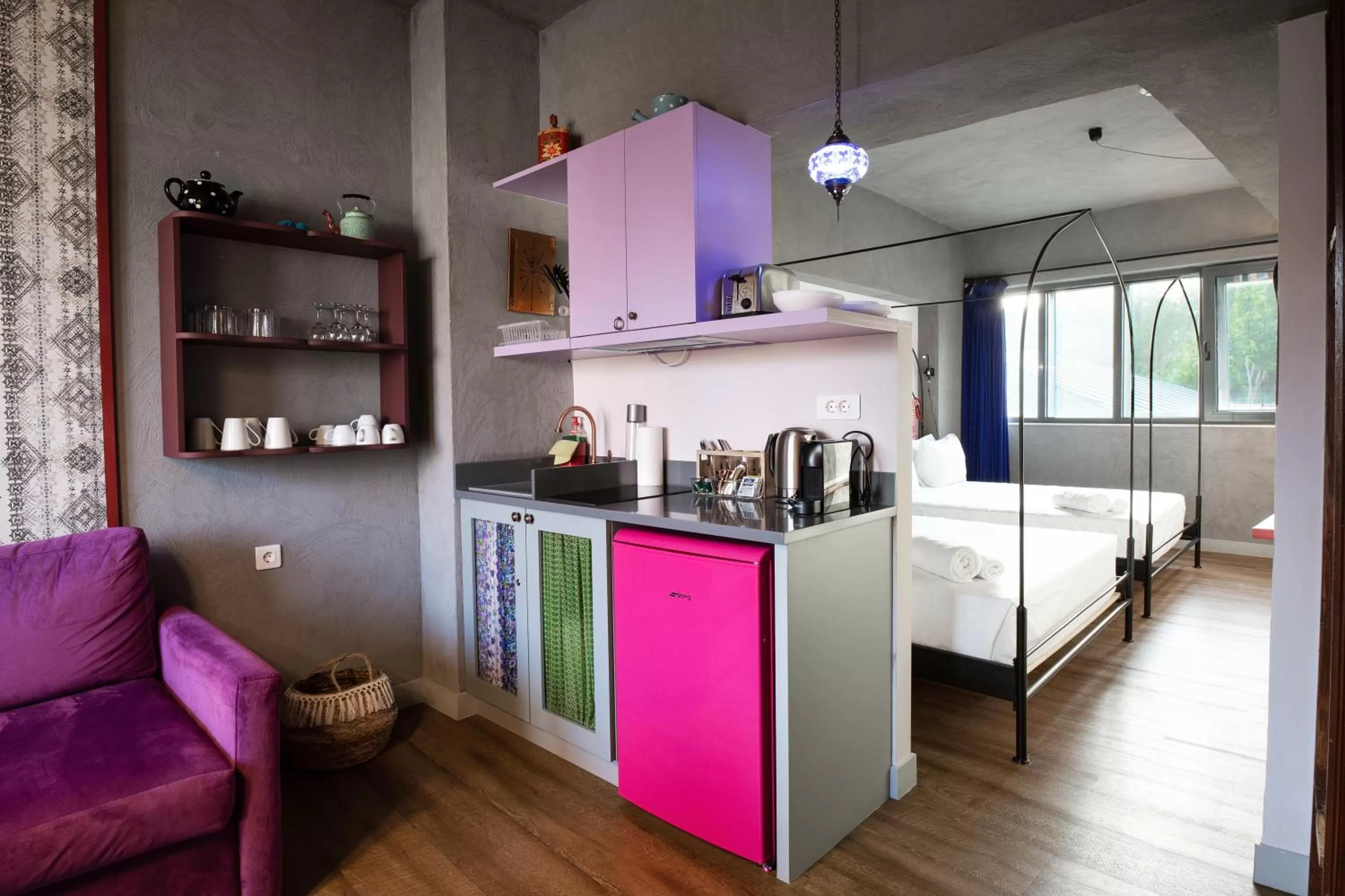 Coffee/tea facilities in Downtown Athens Lofts - The Acropolis Observatory