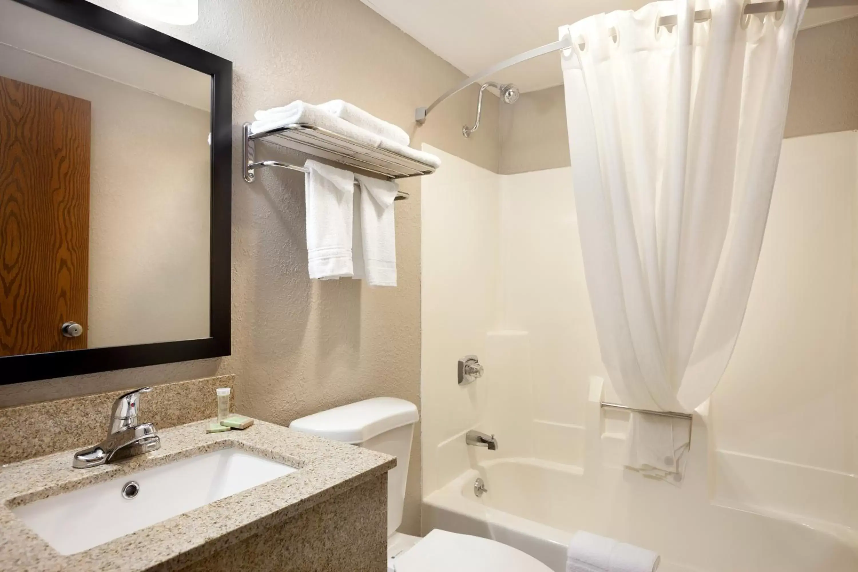 Bathroom in Super 8 by Wyndham Tuscola