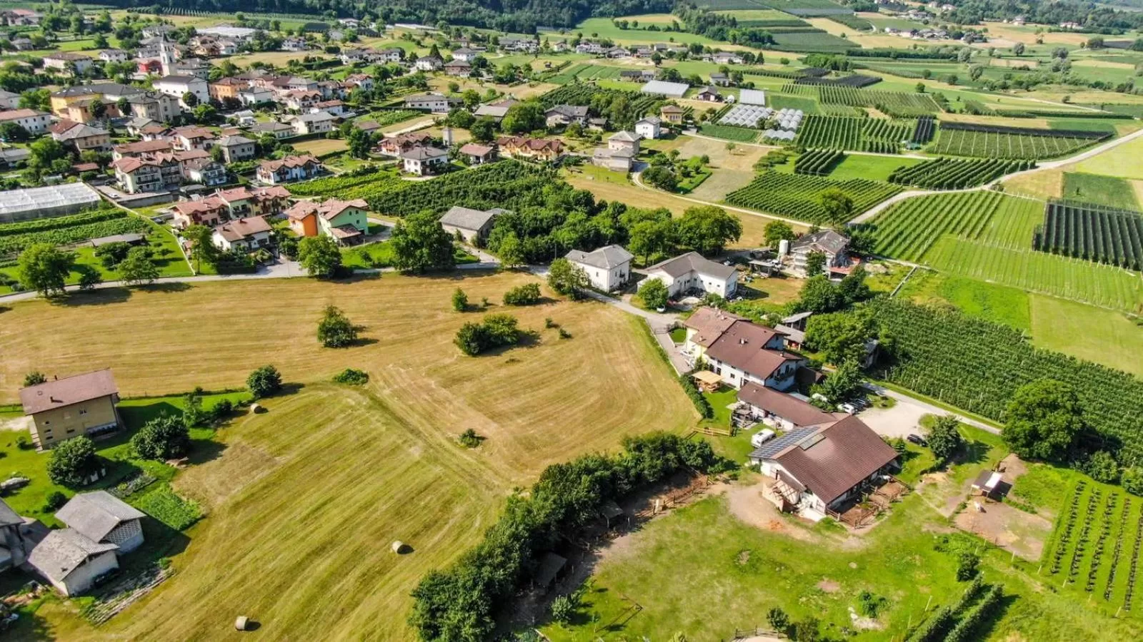 Bird's eye view in Agritur Airone Bed & Camping