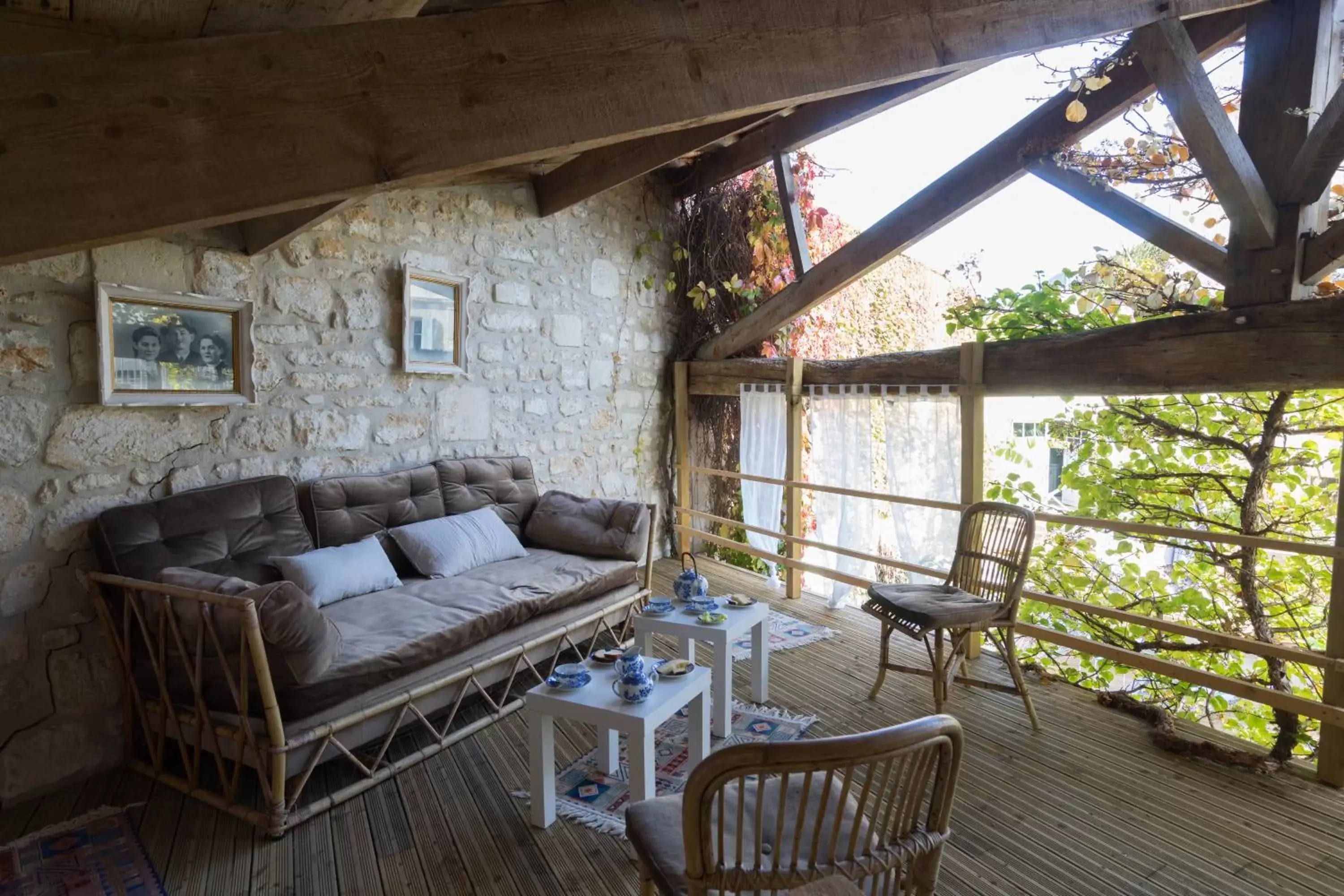 Balcony/Terrace, Seating Area in La Tillaie