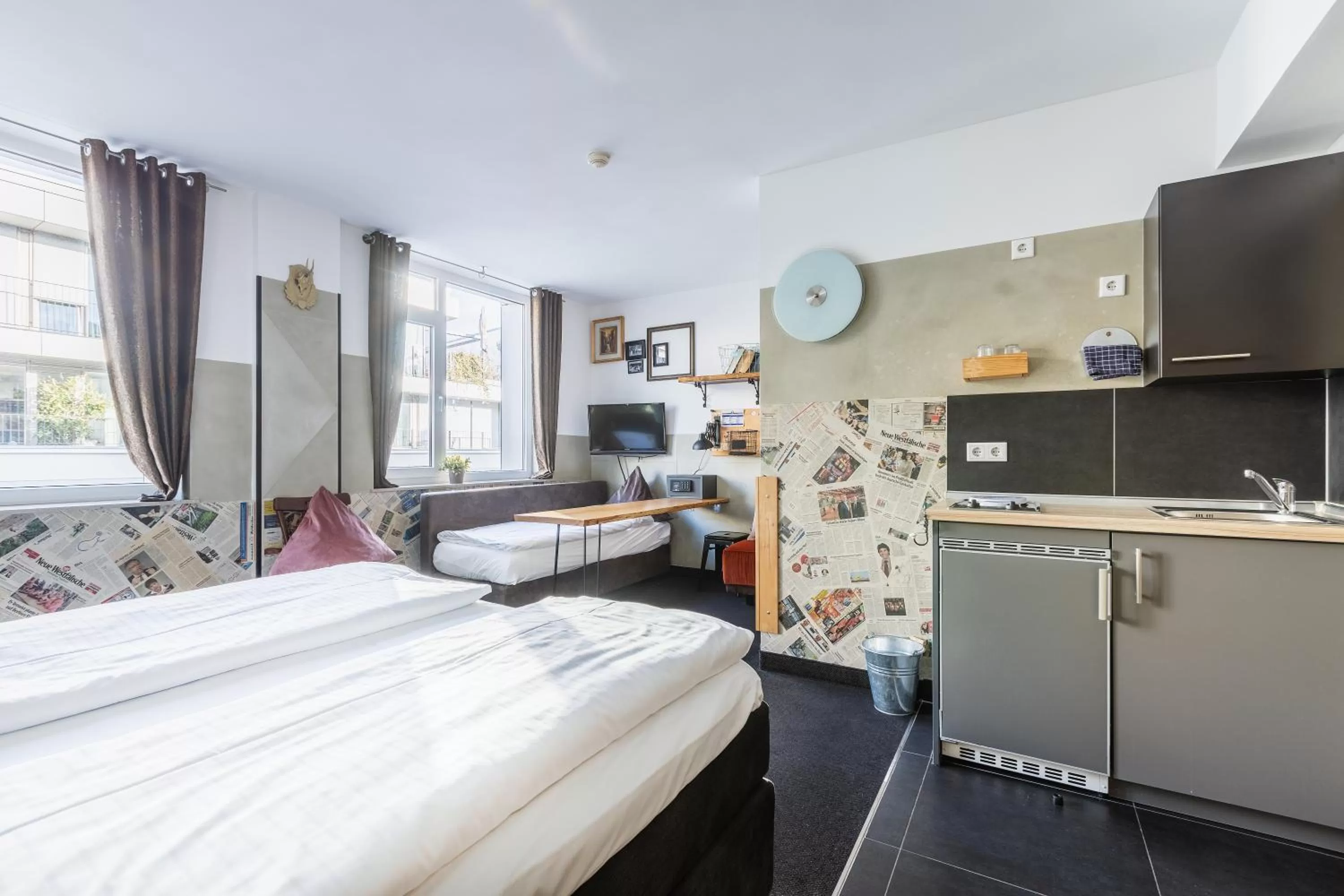 Deluxe Studio - single occupancy in Aappartel City Center - kontaktloser Check-in 24h