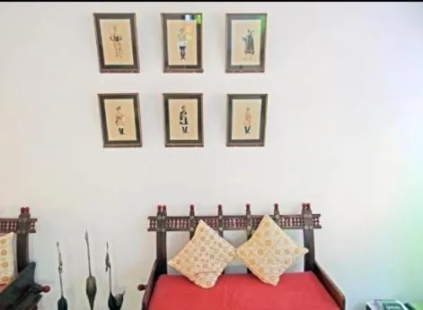 Bed in Jaiwana Haveli