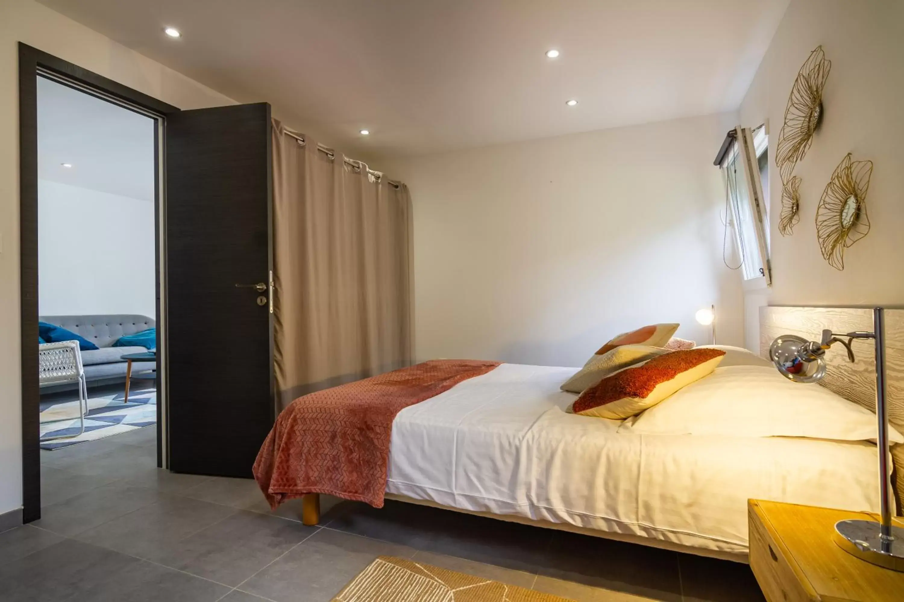 Bedroom, Bed in Le Clos Vallis