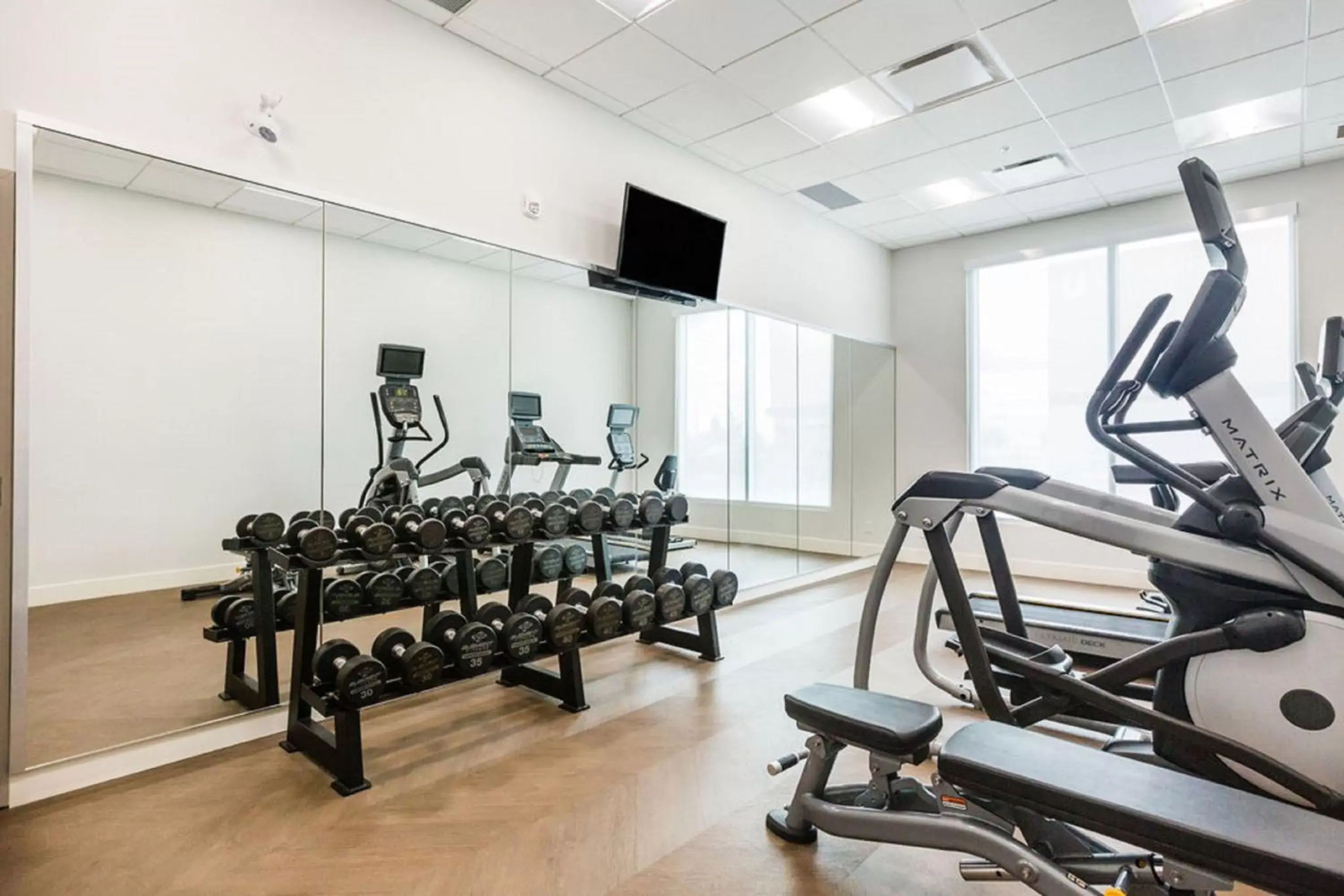 Fitness centre/facilities, Fitness Center/Facilities in Holiday Inn Express & Suites Edmonton N - St Albert, an IHG Hotel