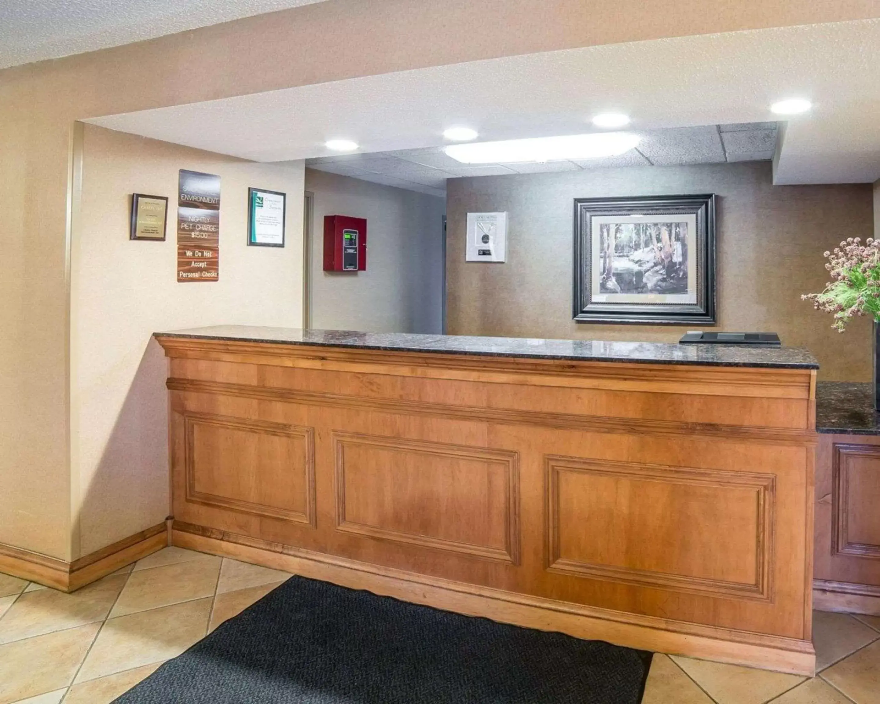 Lobby or reception in Quality Inn & Suites Casper near Event Center Lobby or reception in Quality Inn & Suites Casper near Event Center