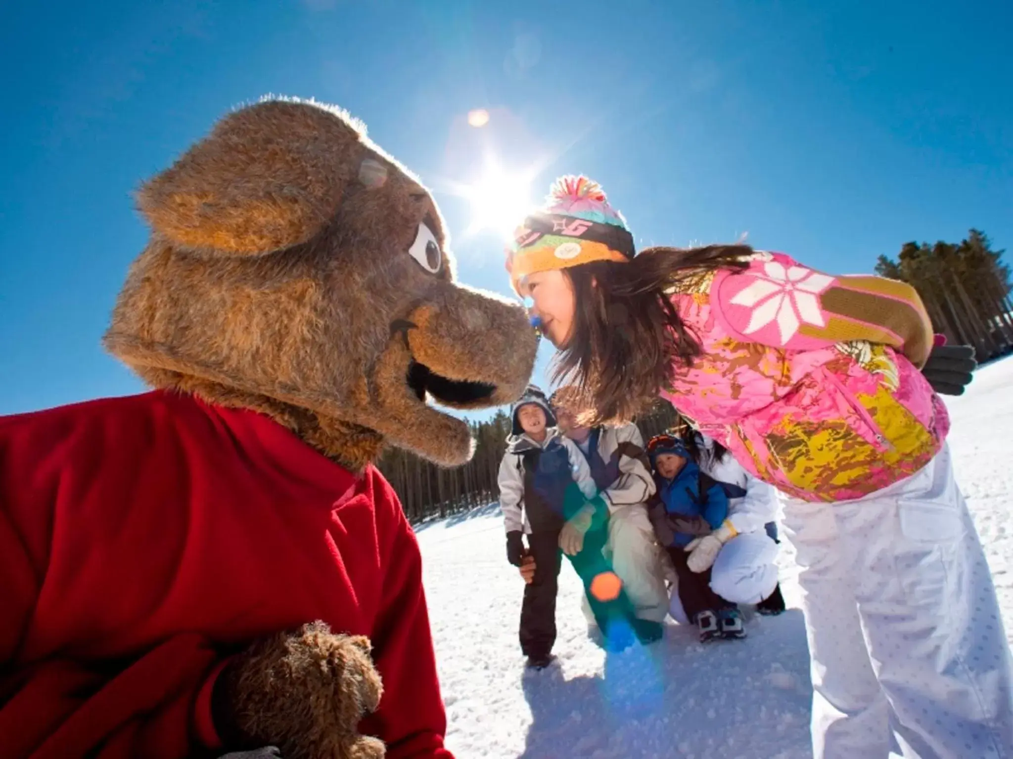 Ski School, Family in Mountain Thunder Lodge