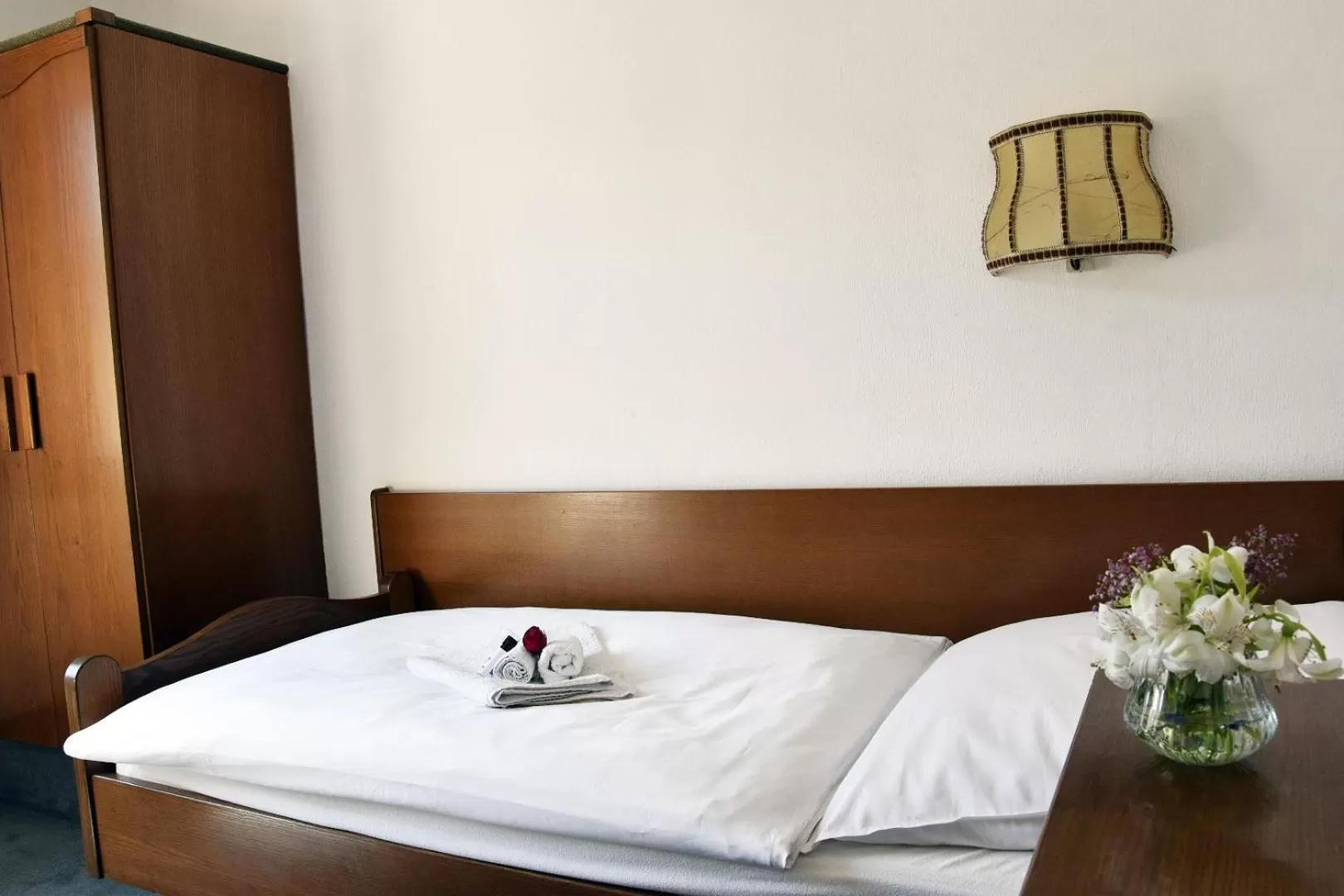 Photo of the whole room, Bed in Hotel Goldene Rose