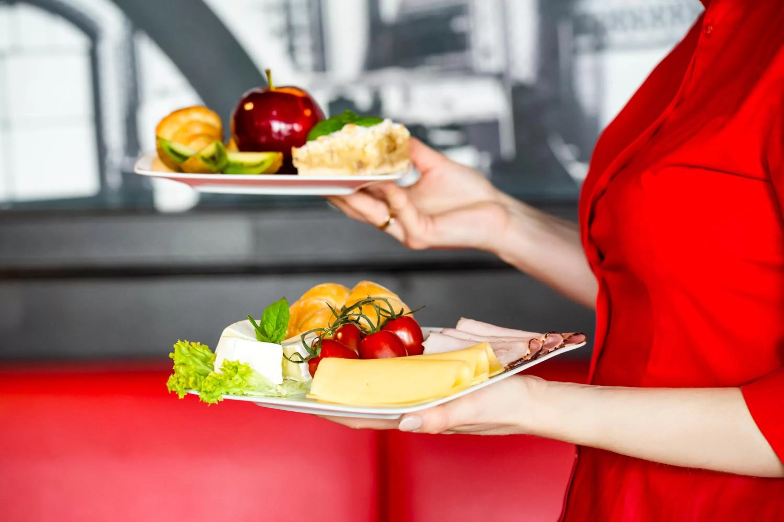 Buffet breakfast in Ibis Valencia Bonaire Aeropuerto