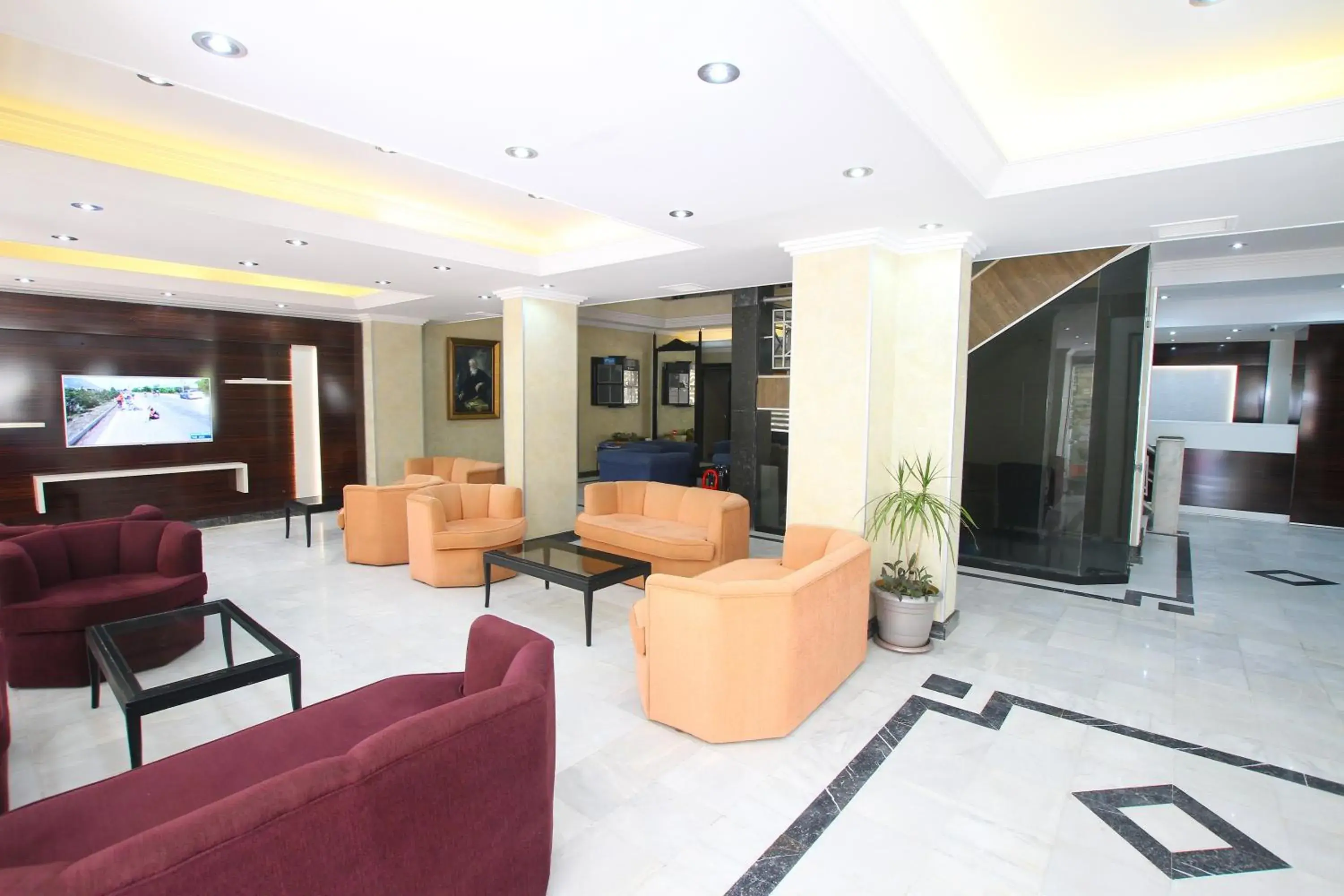 Facade/entrance, Lobby/Reception in Myra Hotel