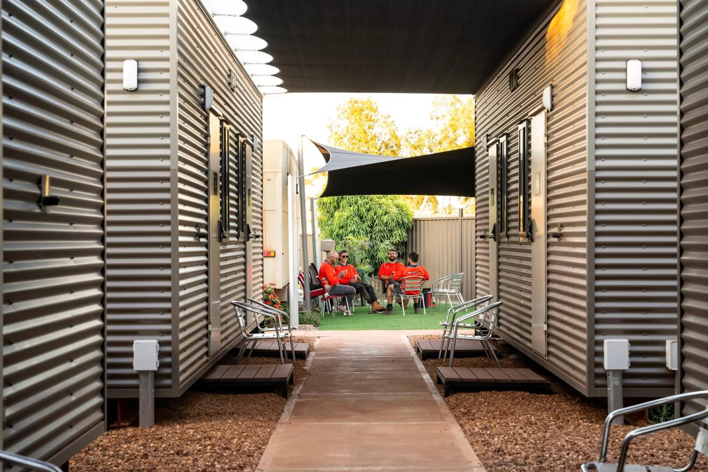 Patio in Red Sands Accommodation Newman