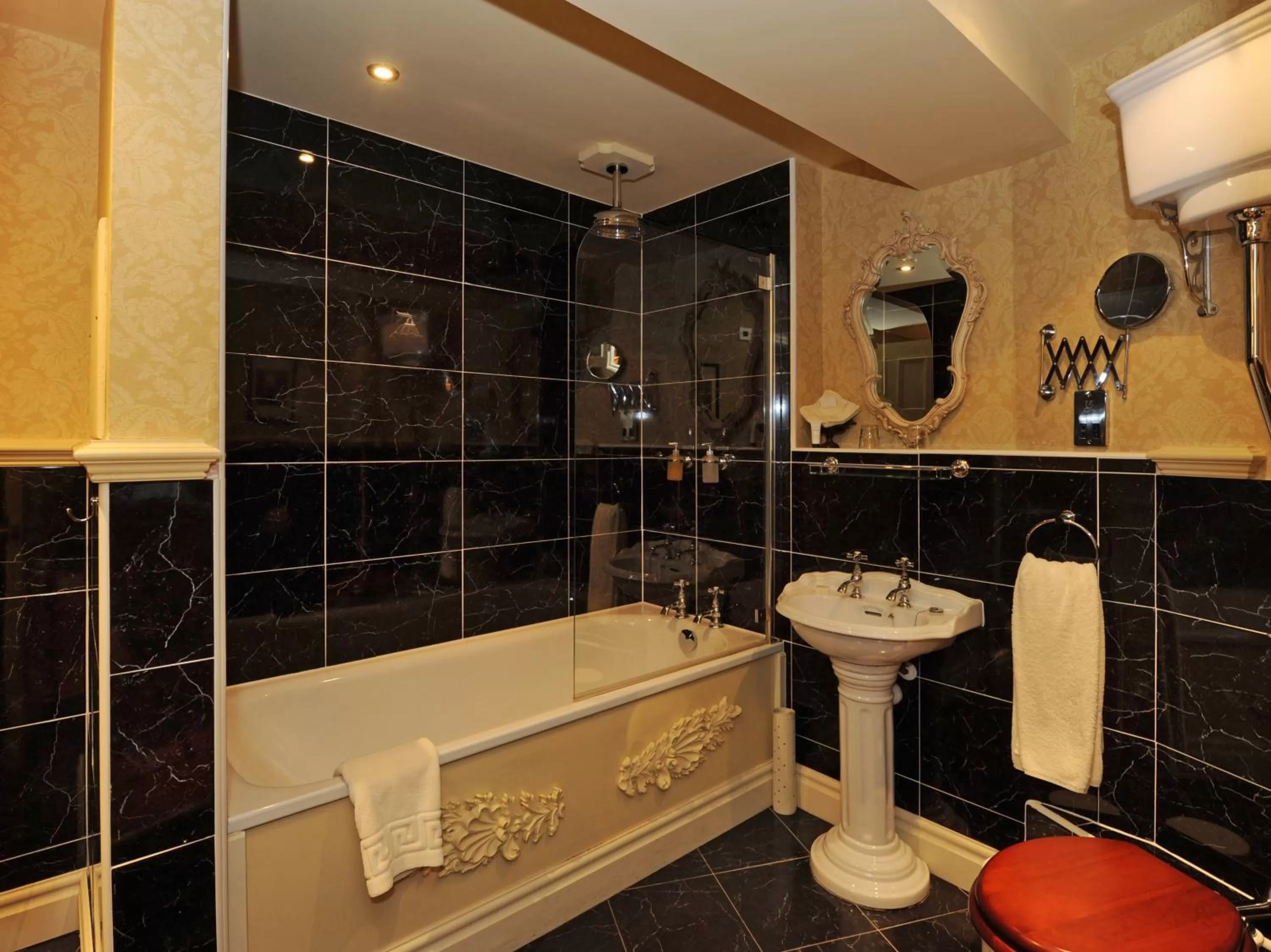 Bathroom in Lumley Castle Hotel
