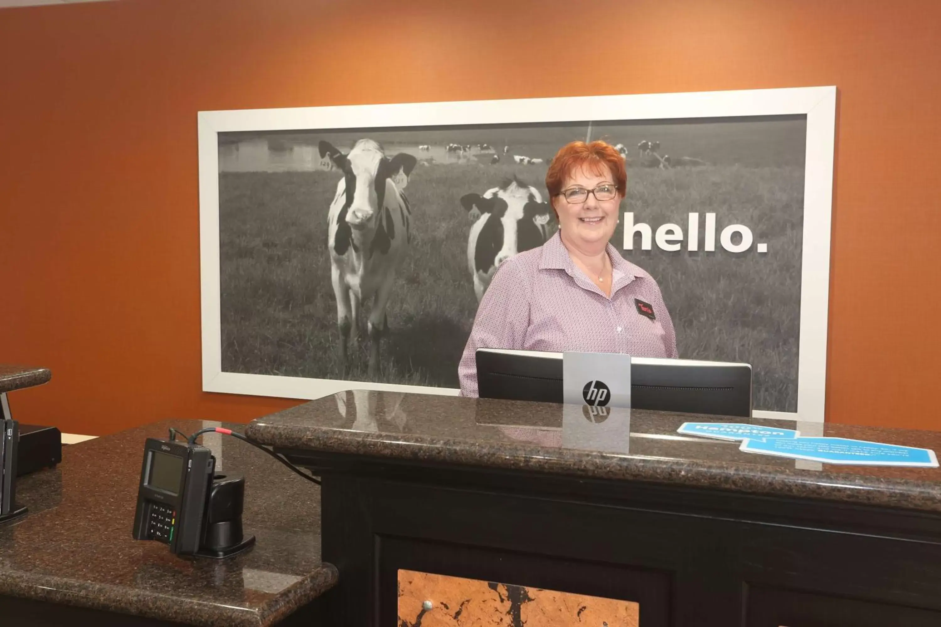 Lobby or reception in Hampton Inn Owego Lobby or reception in Hampton Inn Owego