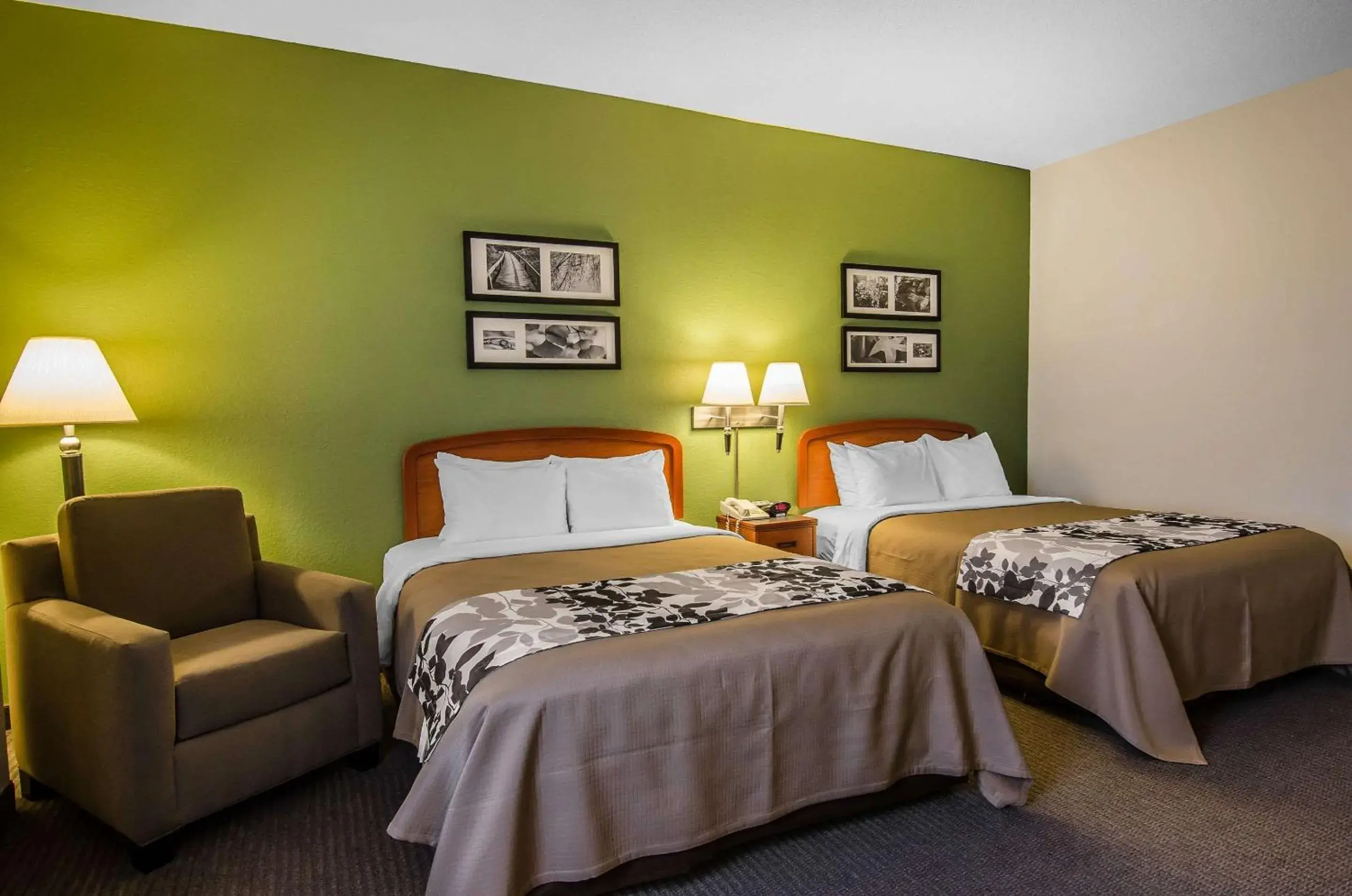 Photo of the whole room, Bed in Sleep Inn & Suites Danville