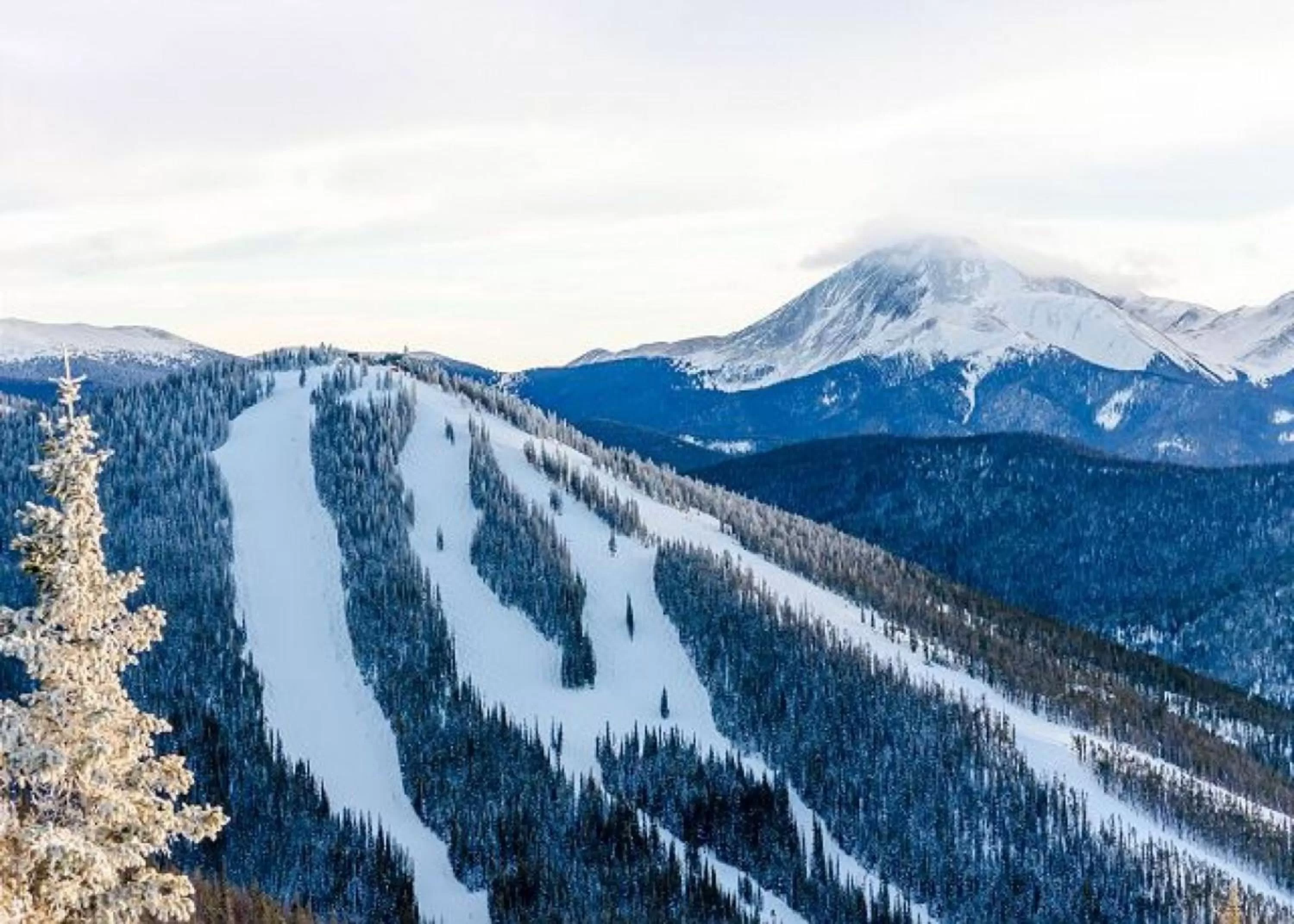 Mountain view in Red Hawk Lodge by Summit County Mountain Retreats
