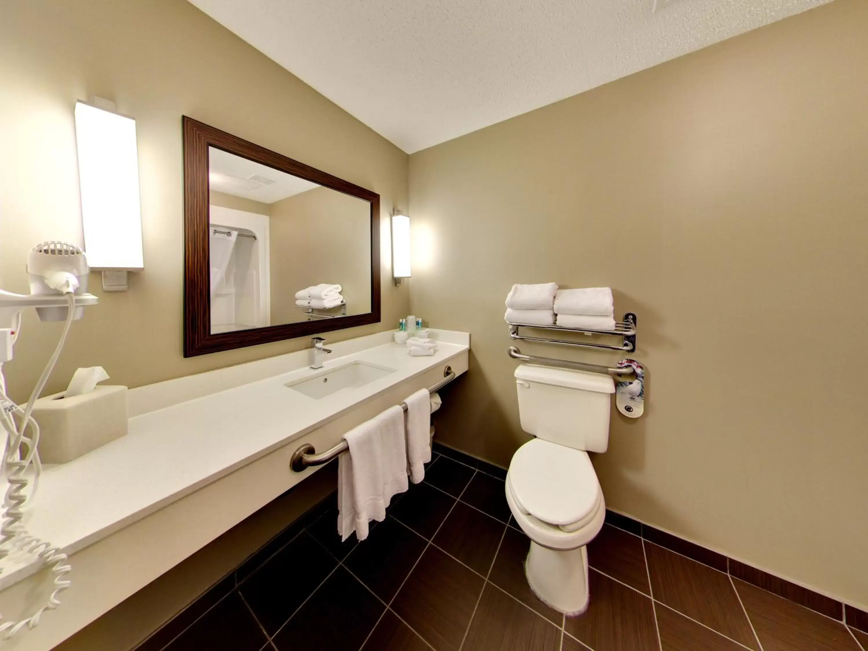 Photo of the whole room, Bathroom in Holiday Inn Express Hotel & Suites - Edmonton International Airport, an IHG Hotel