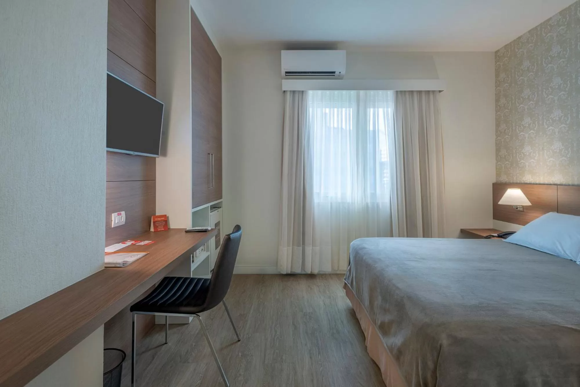 Bed in Hotel Glória Blumenau