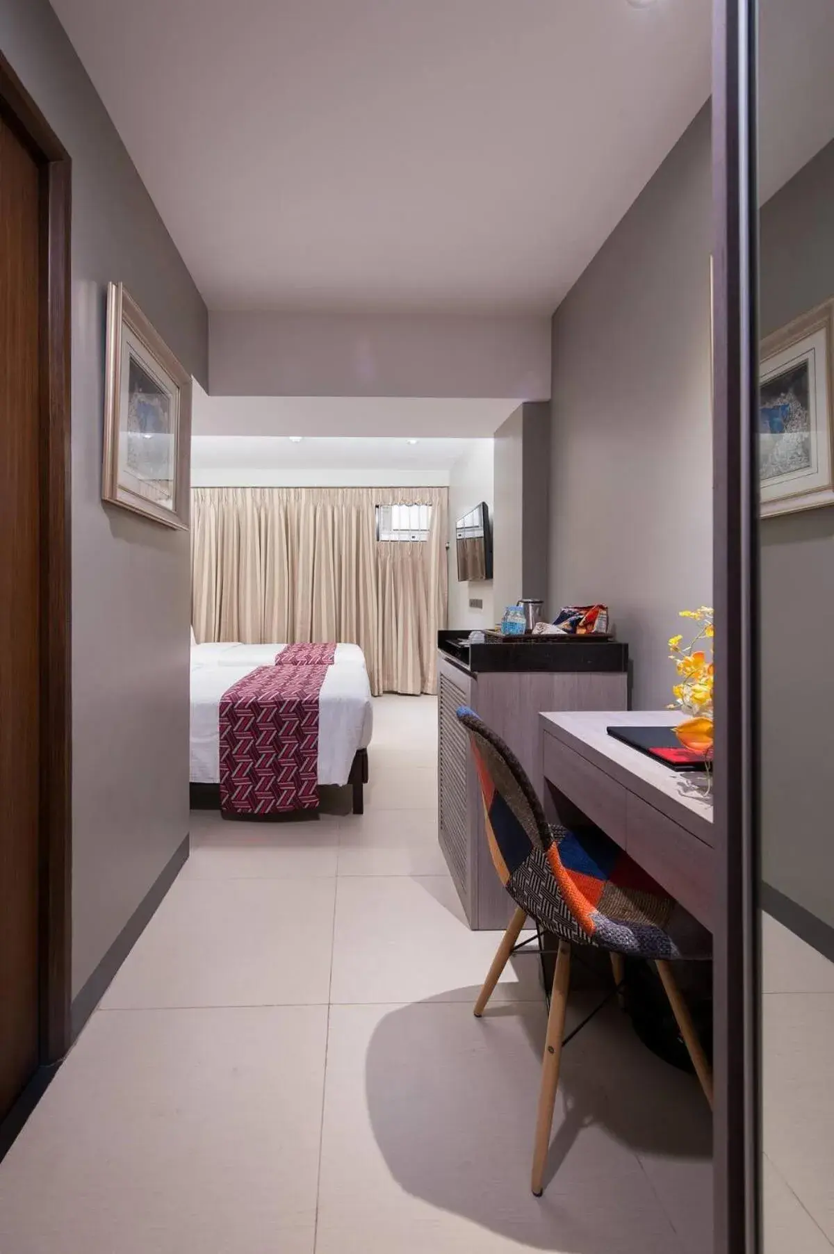 Bedroom in Solace Hotel Makati