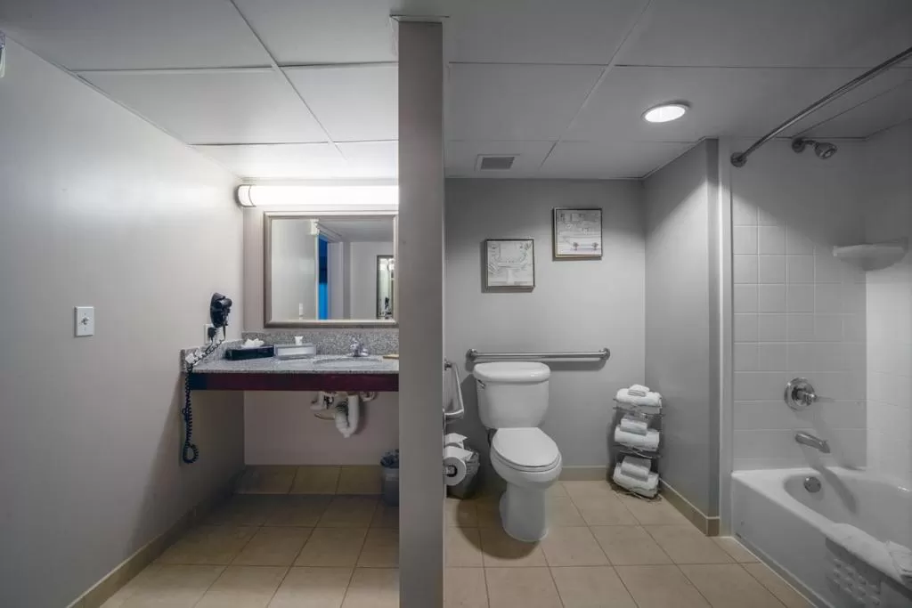 Shower in Country Inn & Suites by Radisson, Ontario at Ontario Mills, CA