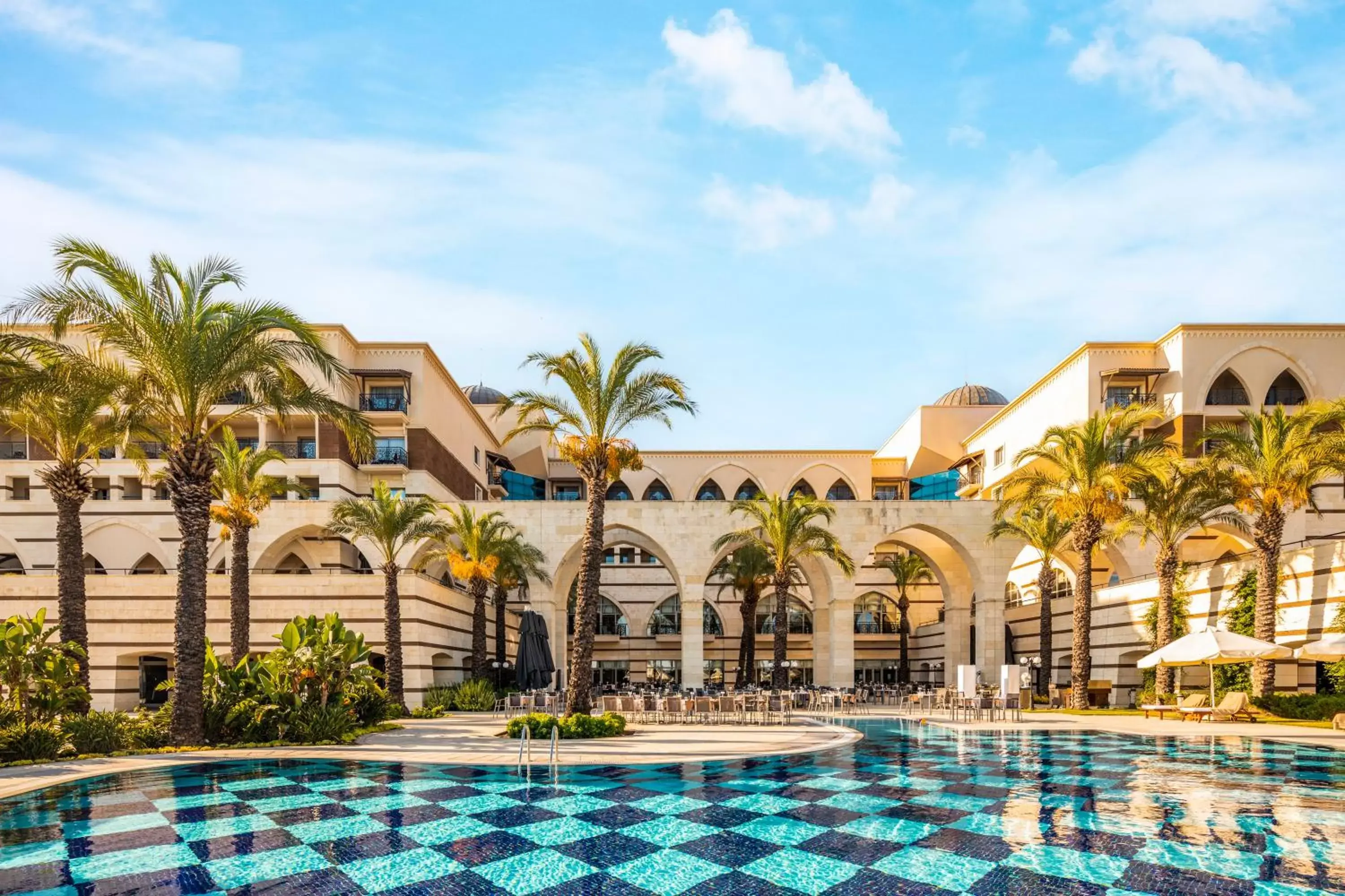 Property building, Swimming Pool in Kempinski Hotel The Dome Belek