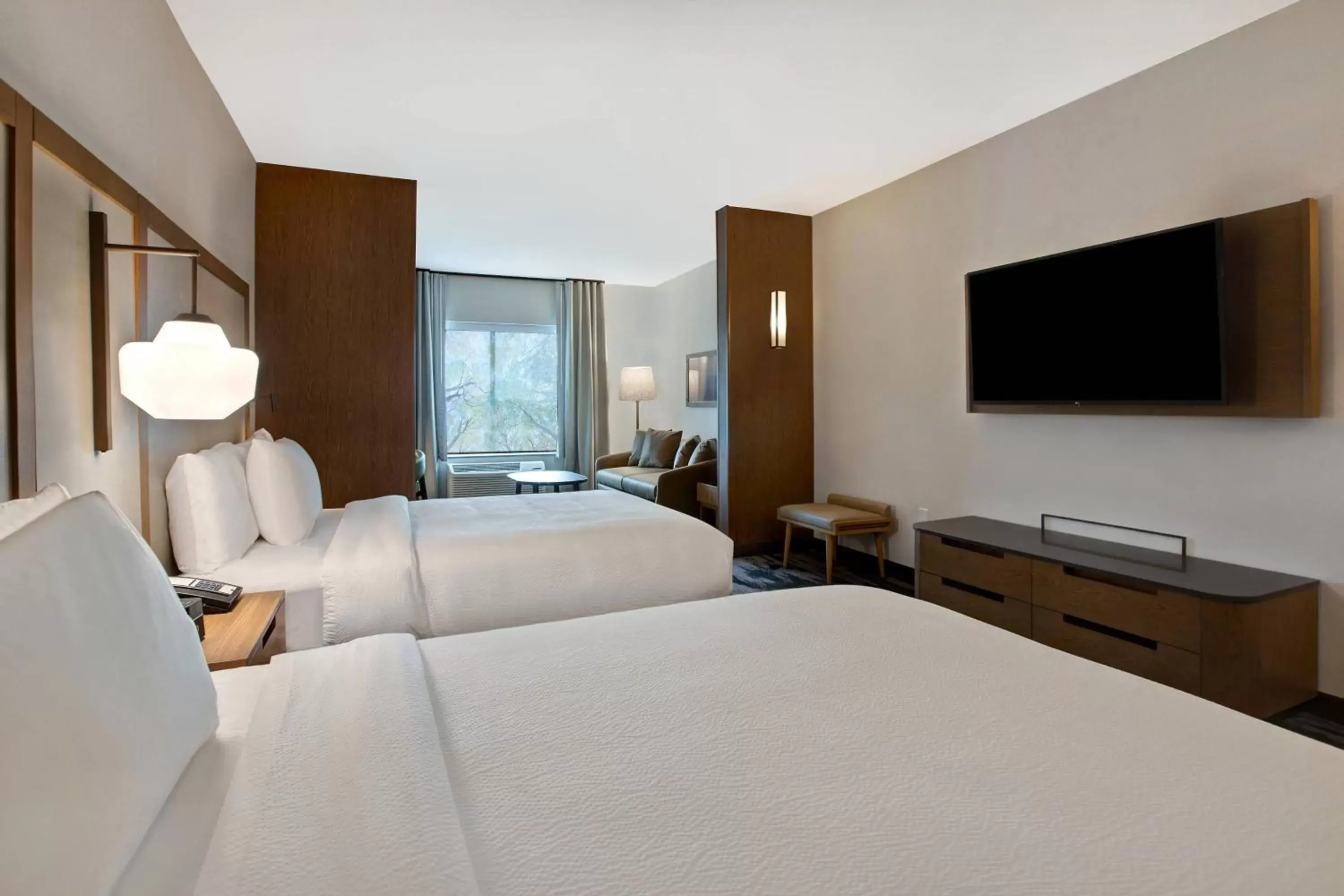 Bedroom in Fairfield Inn & Suites by Marriott Chicago Bolingbrook