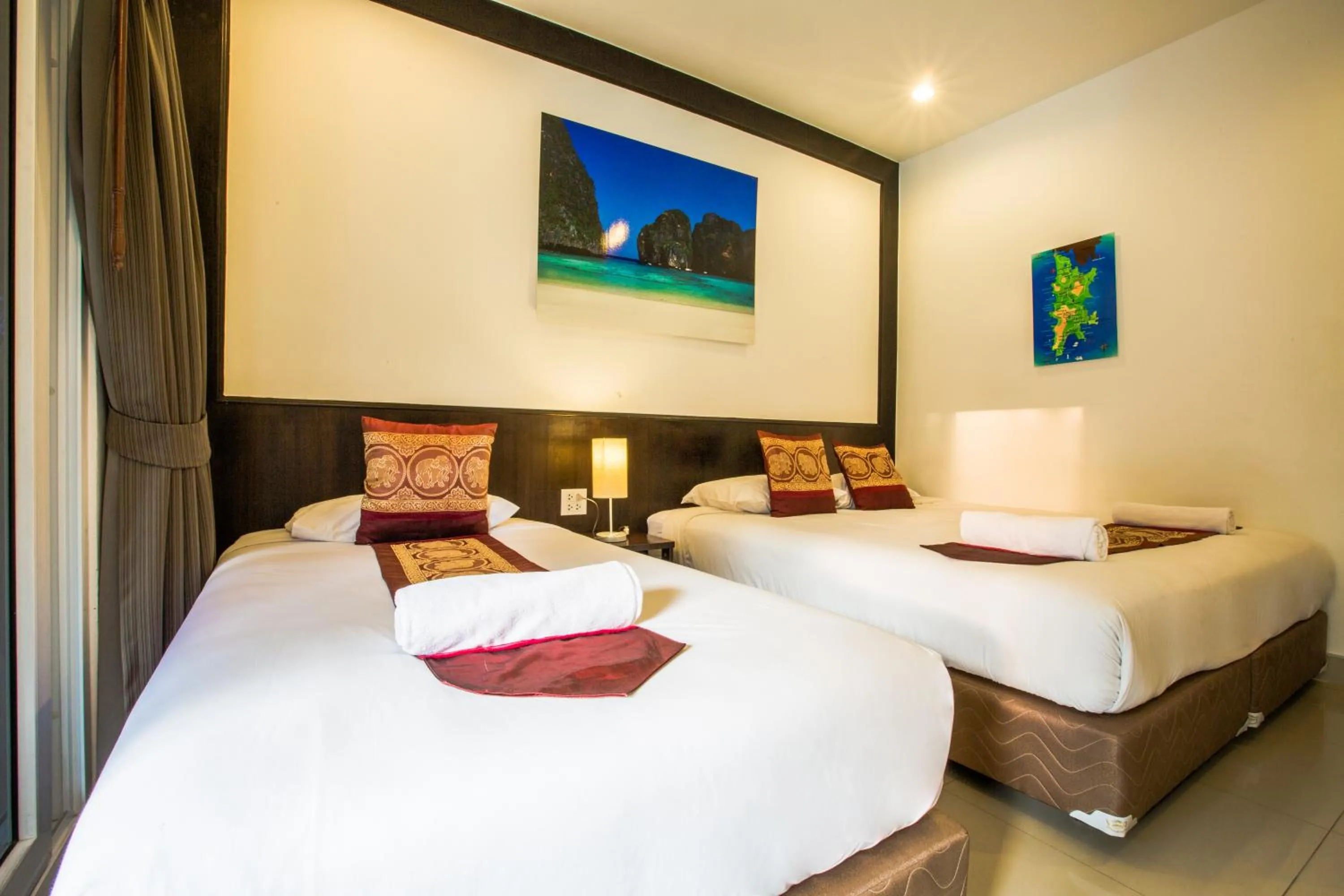 Bedroom, Bed in Phuket Airport Hotel - SHA Extra Plus