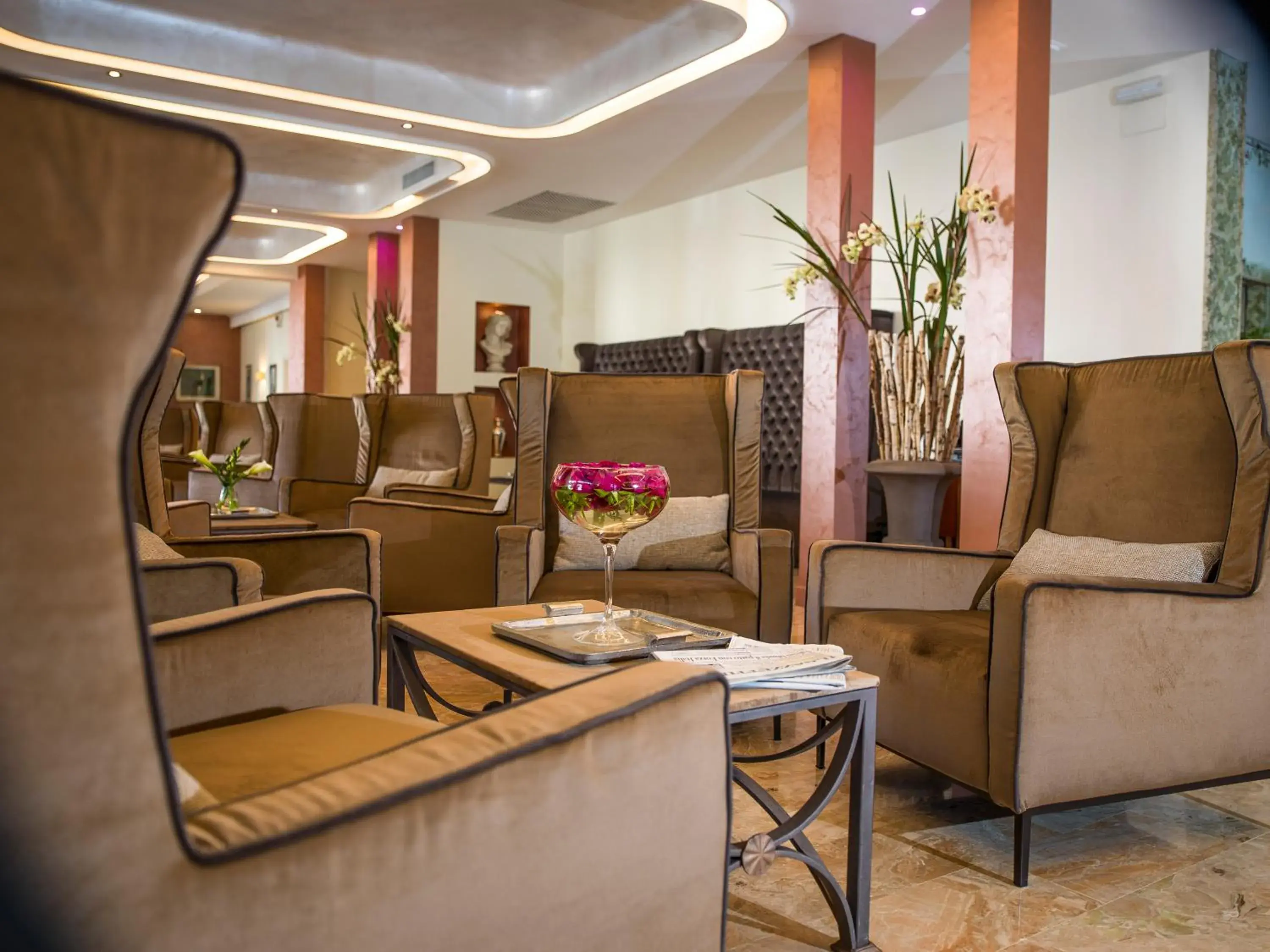 Lobby or reception, Seating Area in Hotel Terme Milano