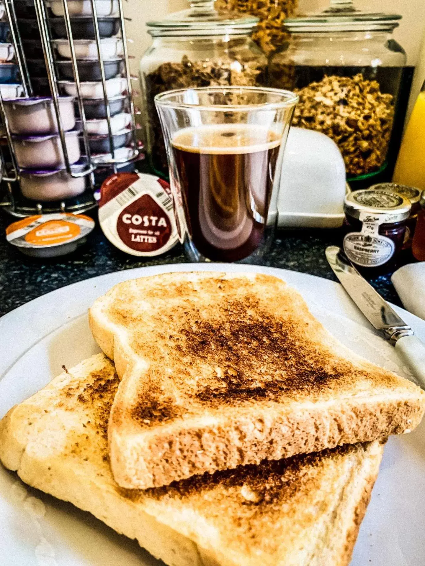 Continental breakfast, Food in Riverside Cottage, Shefford