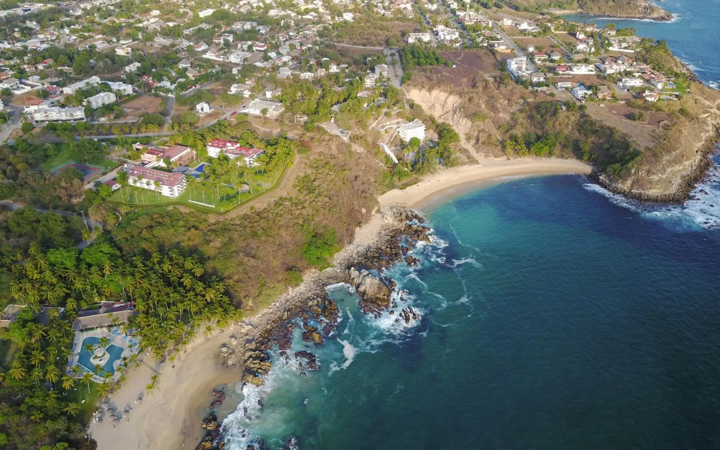 Bird's eye view, Bird's-eye View in Posada Real Puerto Escondido