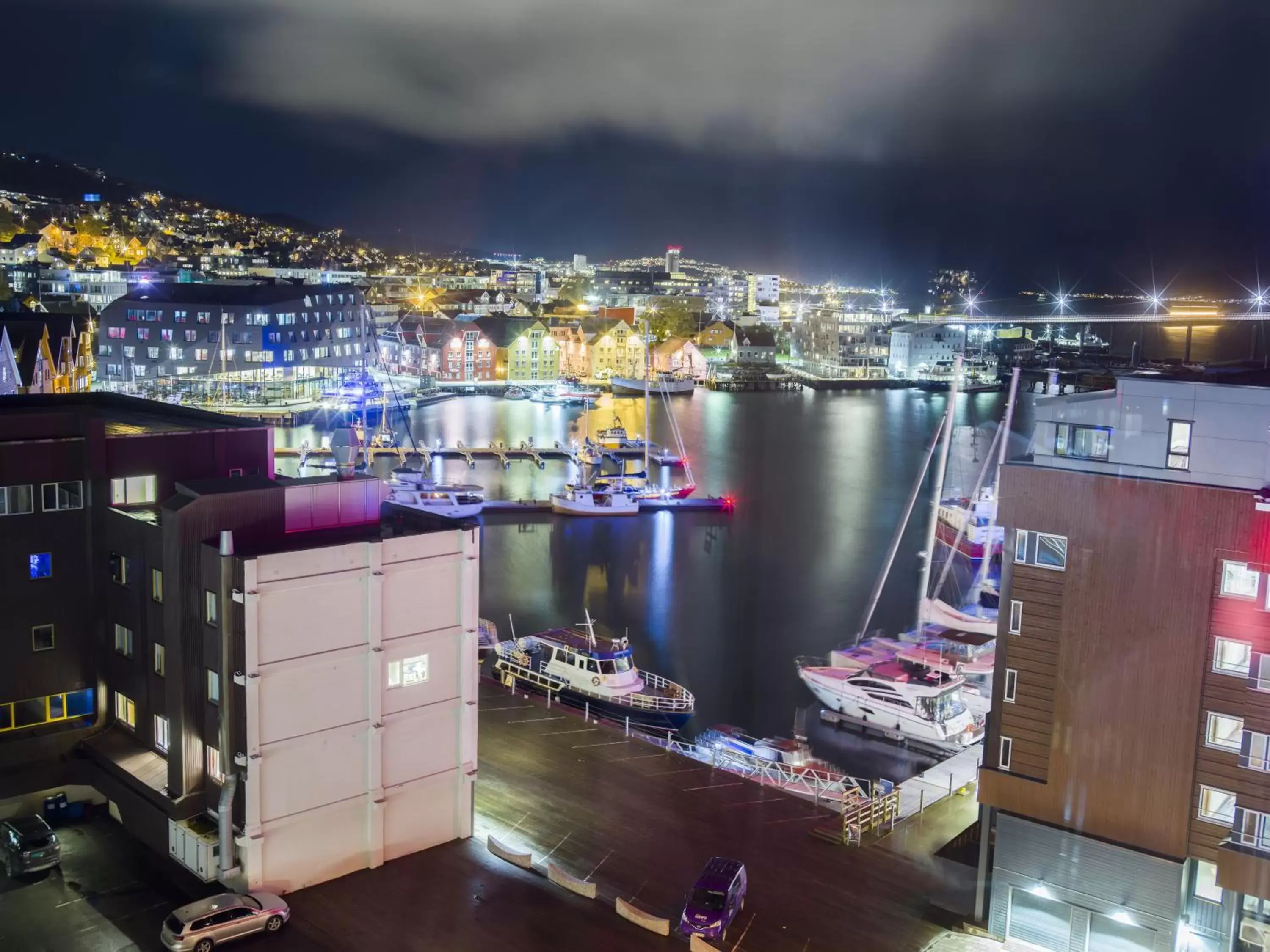 City view in Radisson Blu Hotel Tromsø